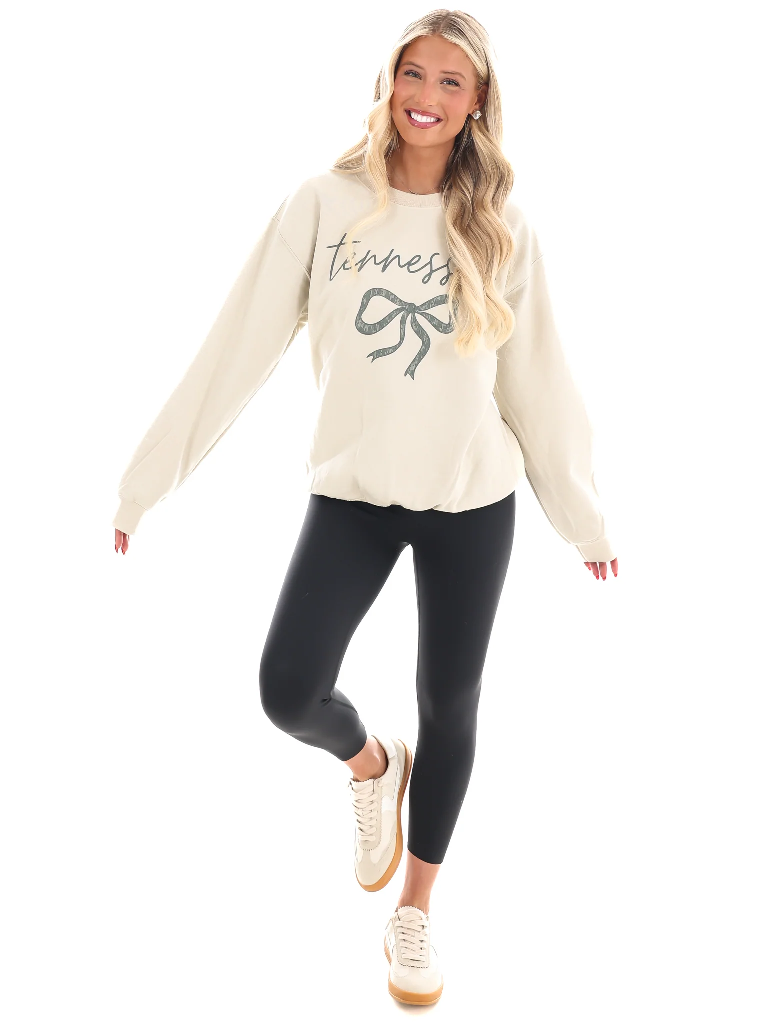 Camo Tennessee Coquette Bow Sweatshirt - Image 2