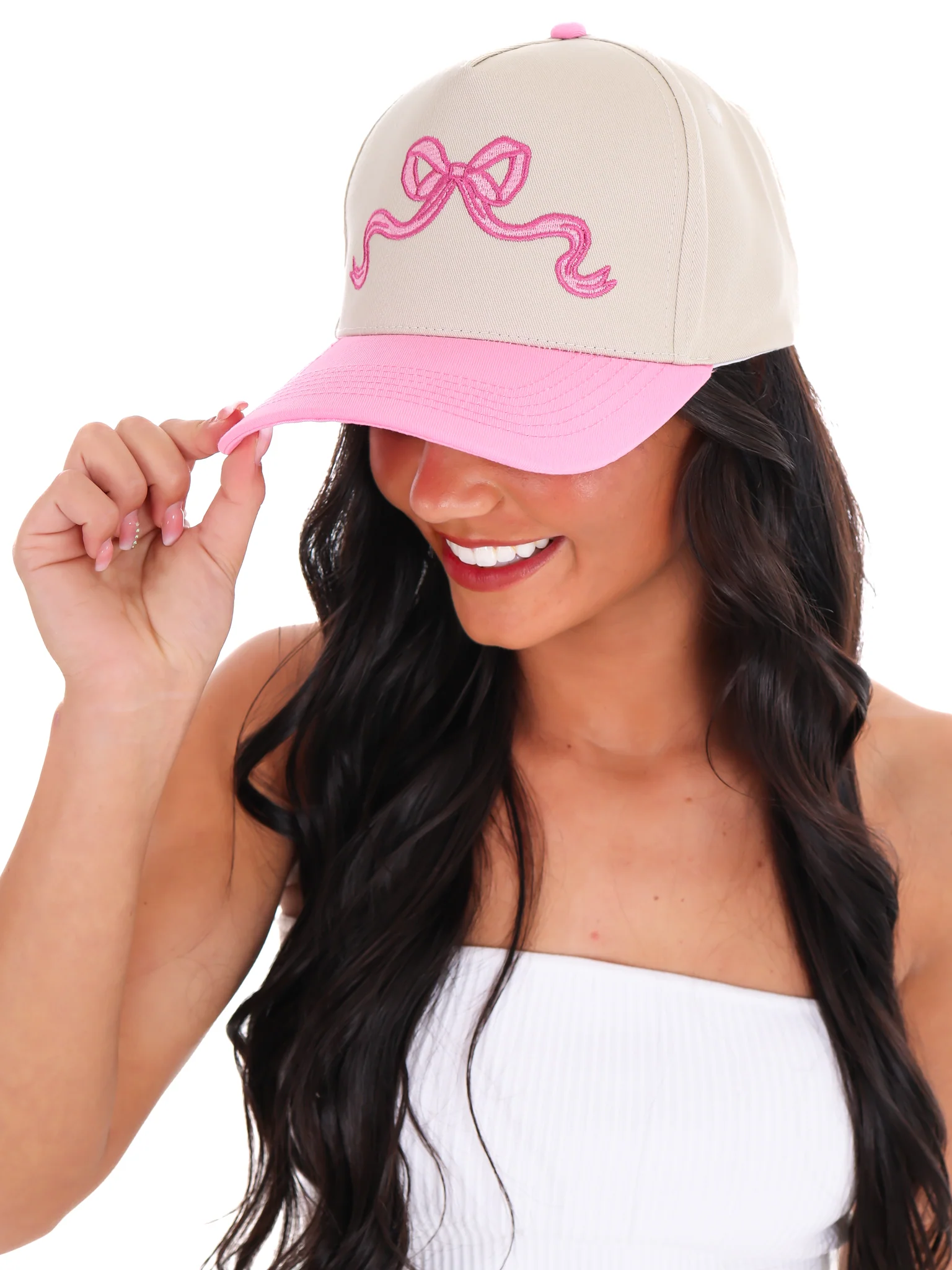 Canvas Bow Hat