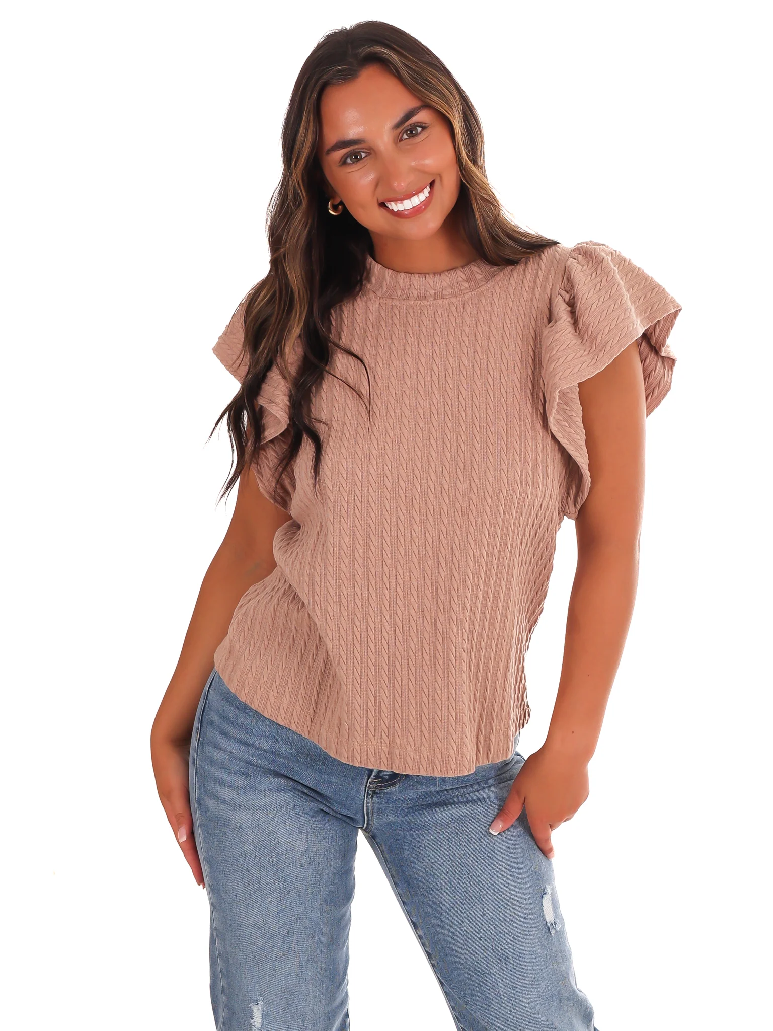Carry My Love Textured Top - Image 15