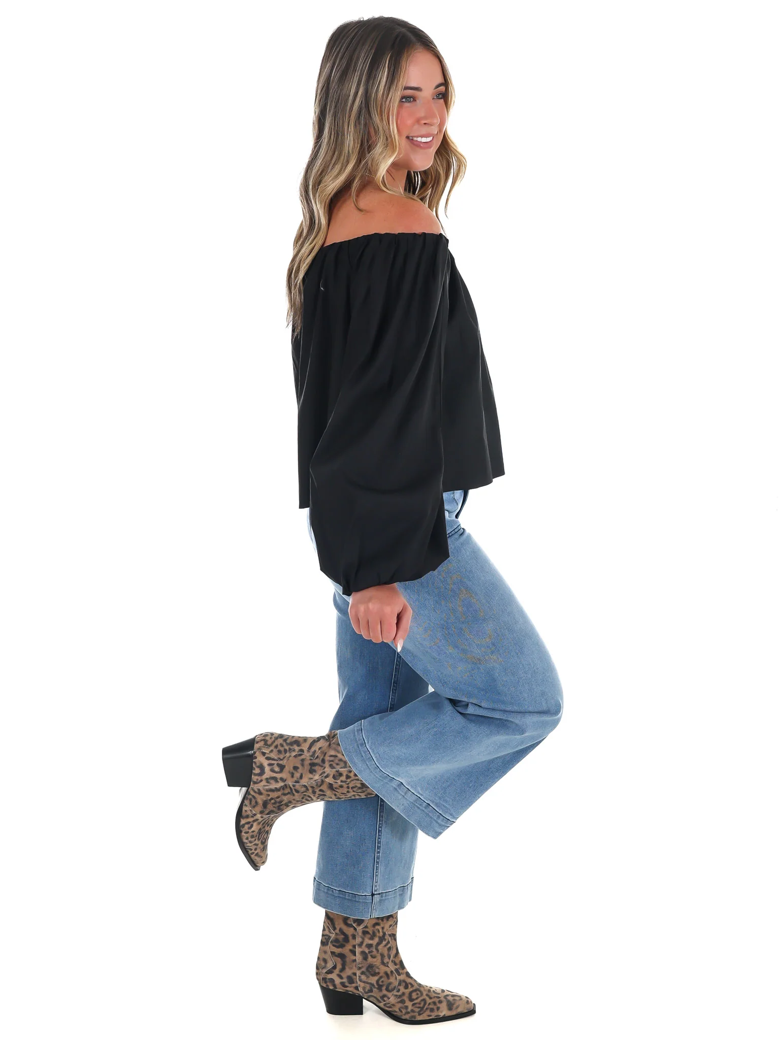Cascade Off Shoulder Top - Image 8