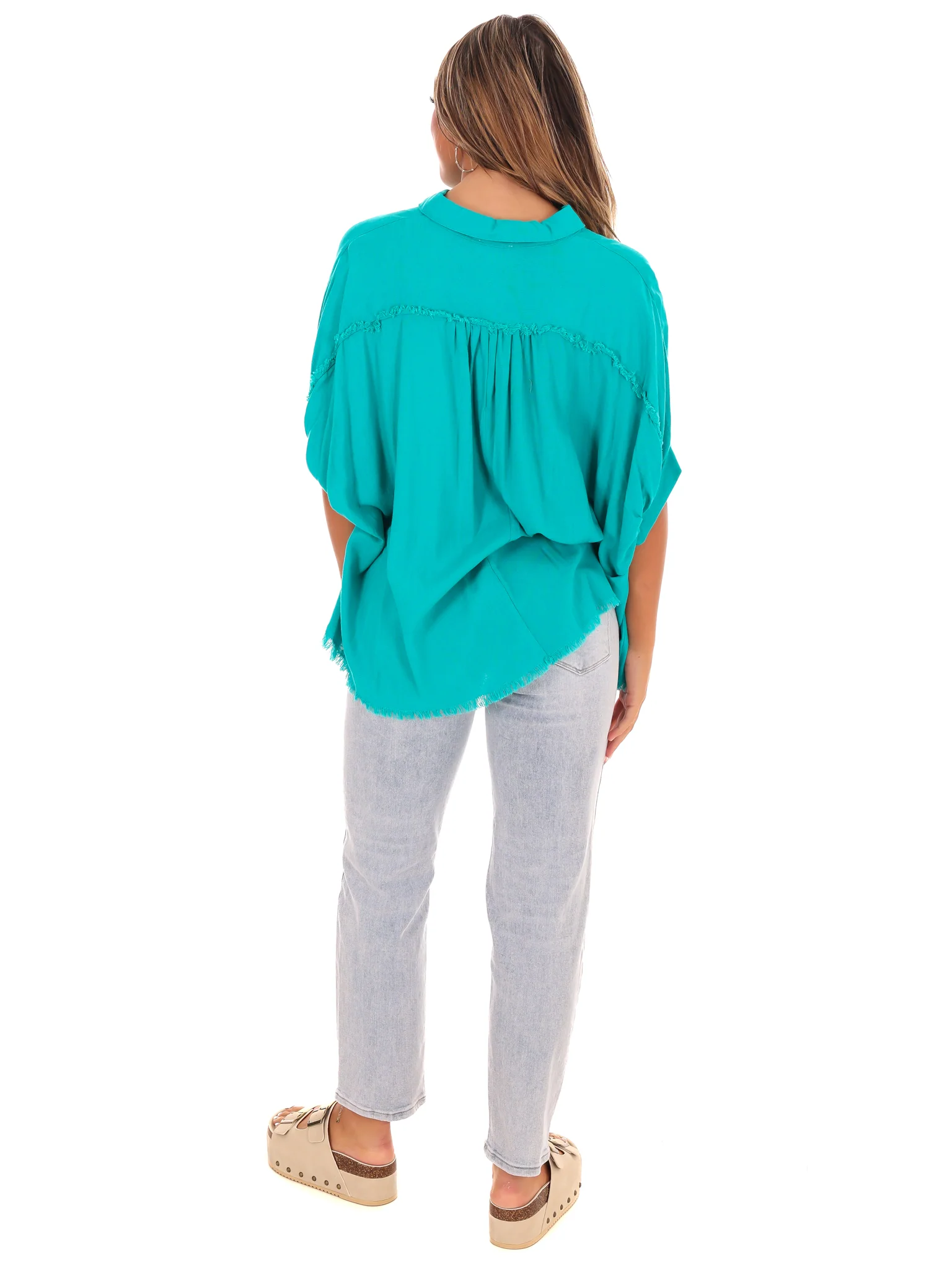 Casual Stroll Linen Top - Image 7