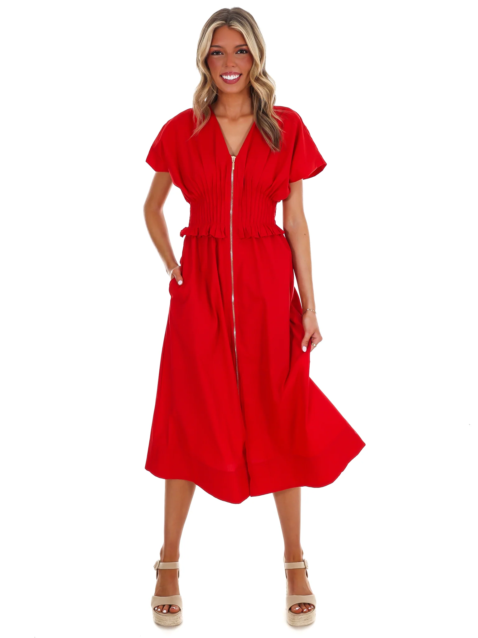 Catch the Breeze Midi Dress - Image 9