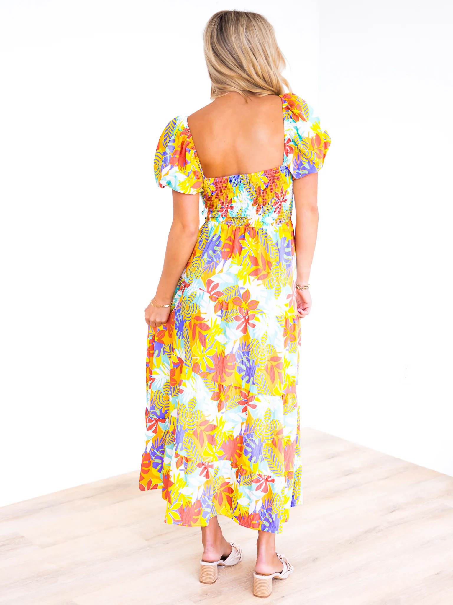 Celebration Print Maxi Dress - Image 6
