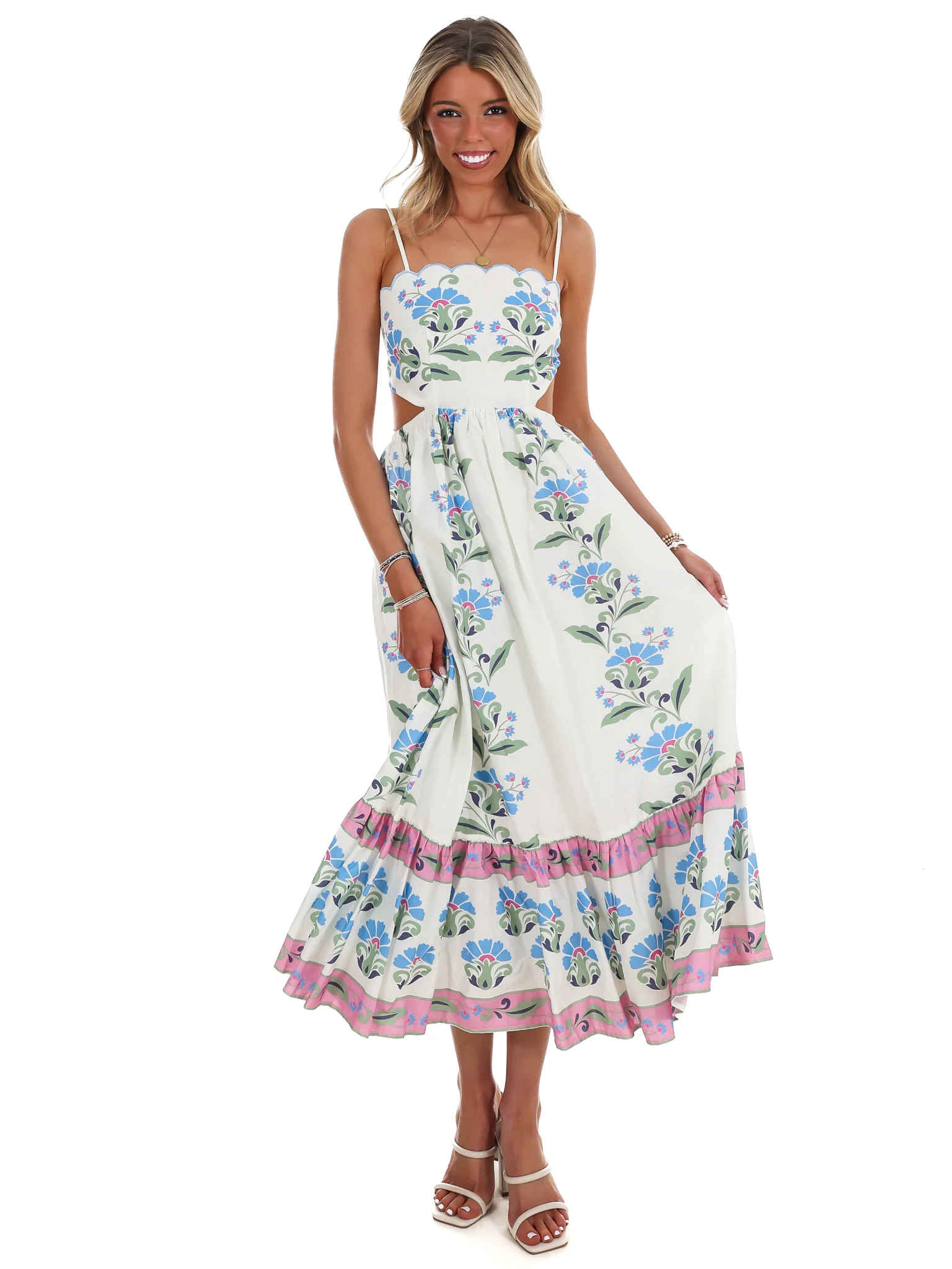 Chance of Sunshine Floral Midi Dress - Image 2
