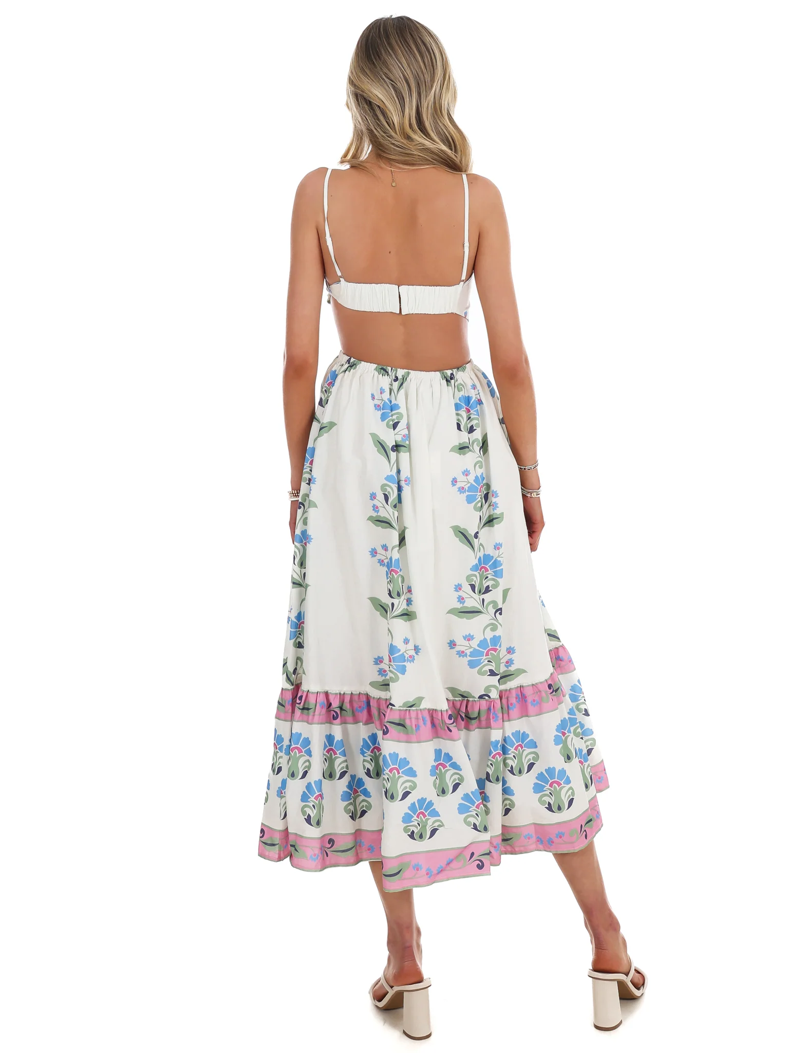 Chance of Sunshine Floral Midi Dress - Image 7