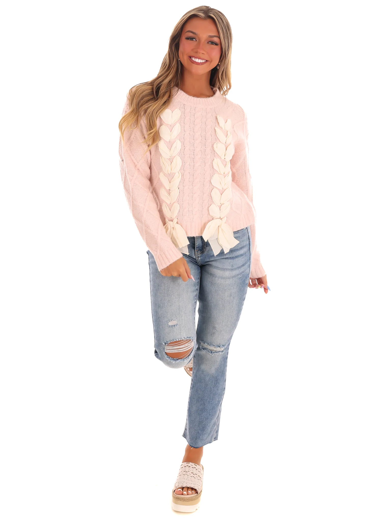 Charming Bow Sweater - Image 10