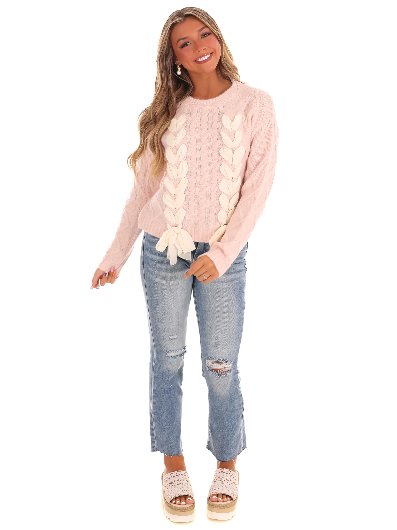 Charming Bow Sweater - Image 12