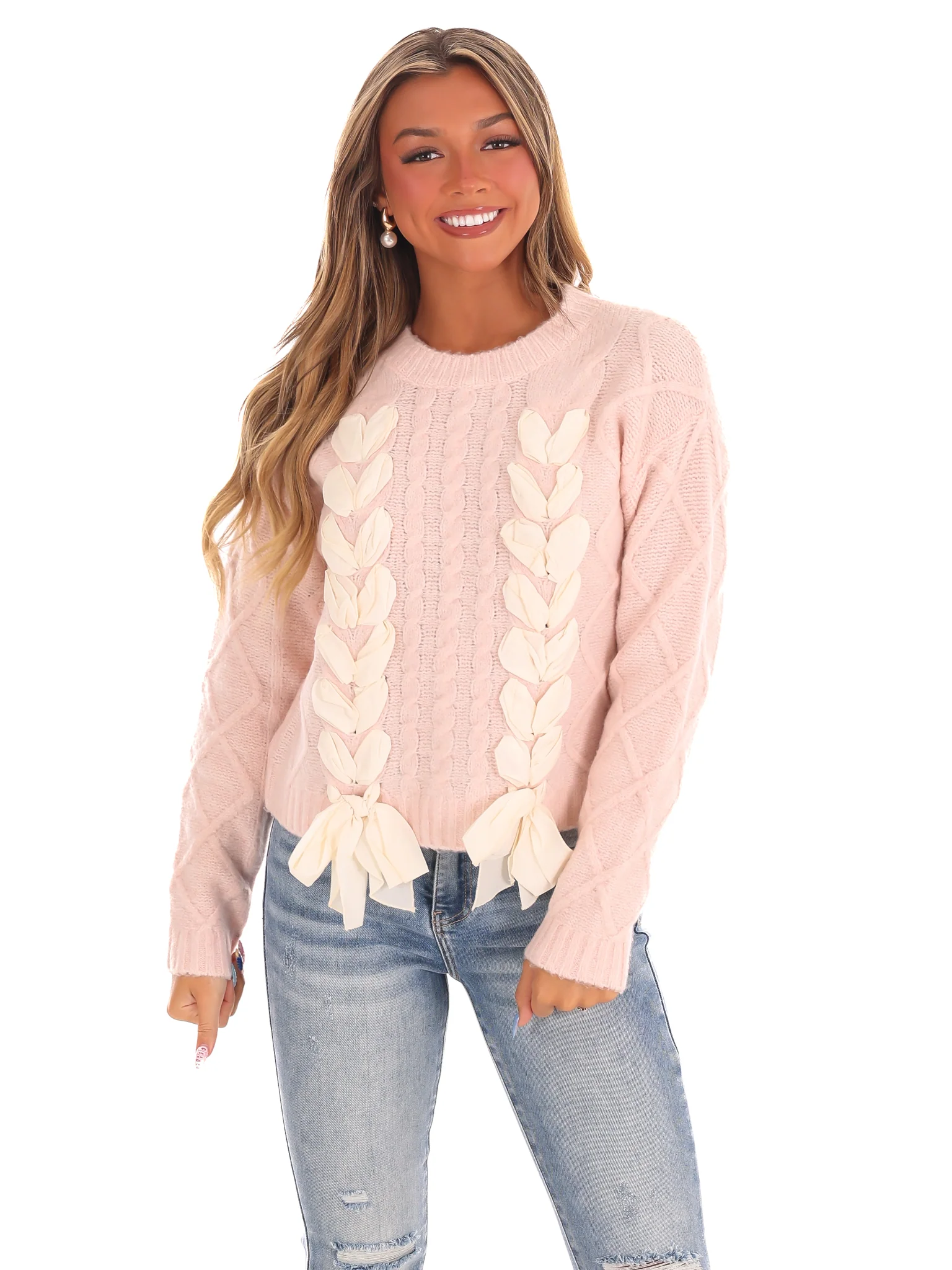 Charming Bow Sweater - Image 13