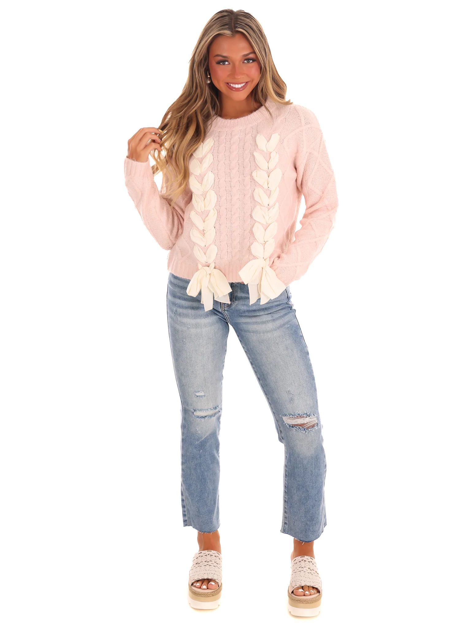 Charming Bow Sweater - Image 14