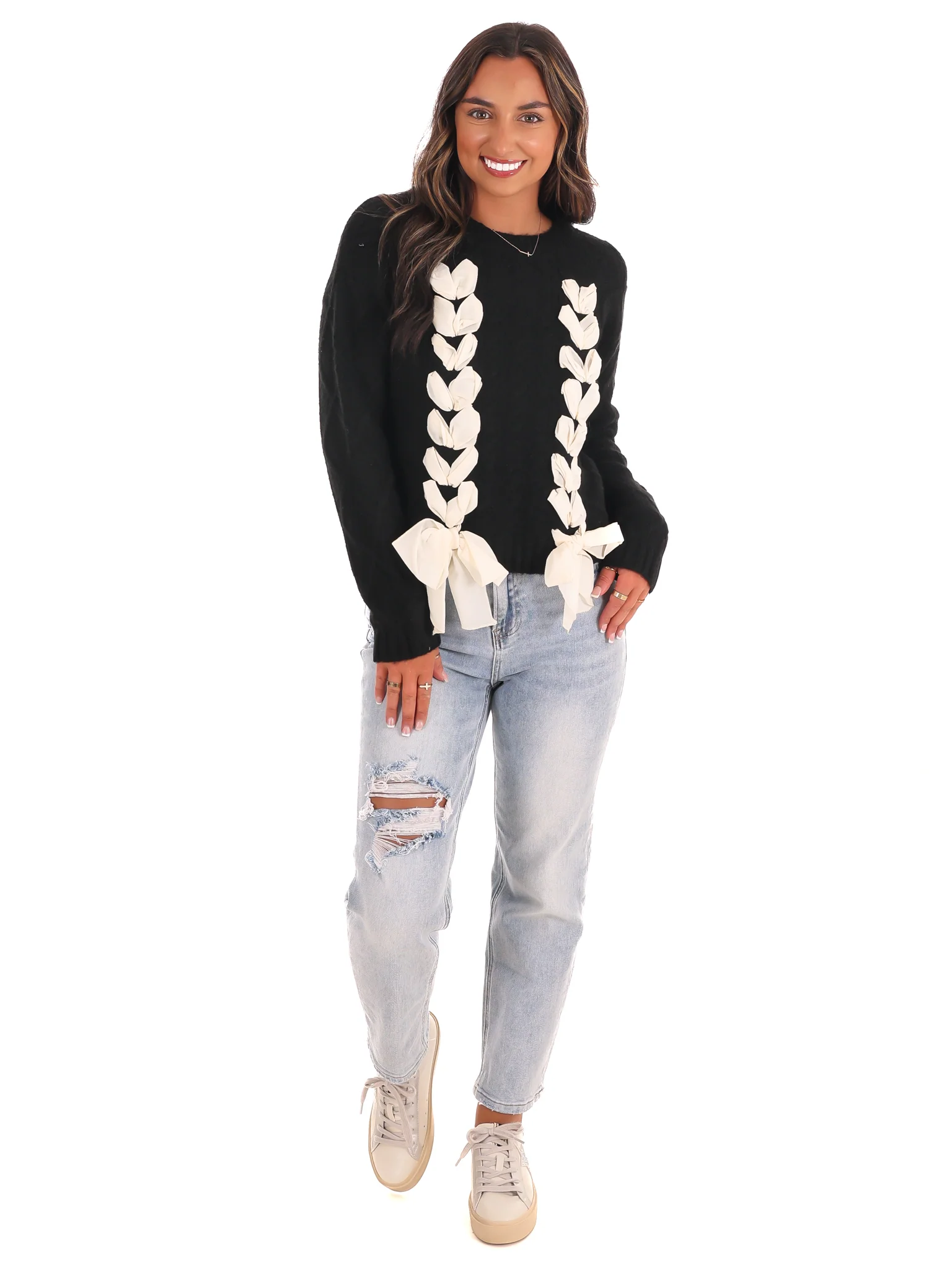 Charming Bow Sweater - Image 17