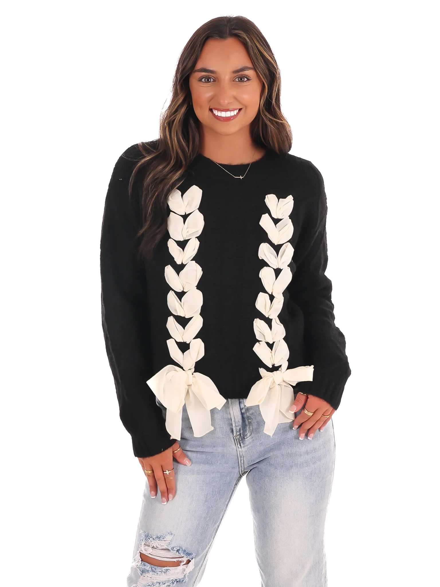 Charming Bow Sweater - Image 18