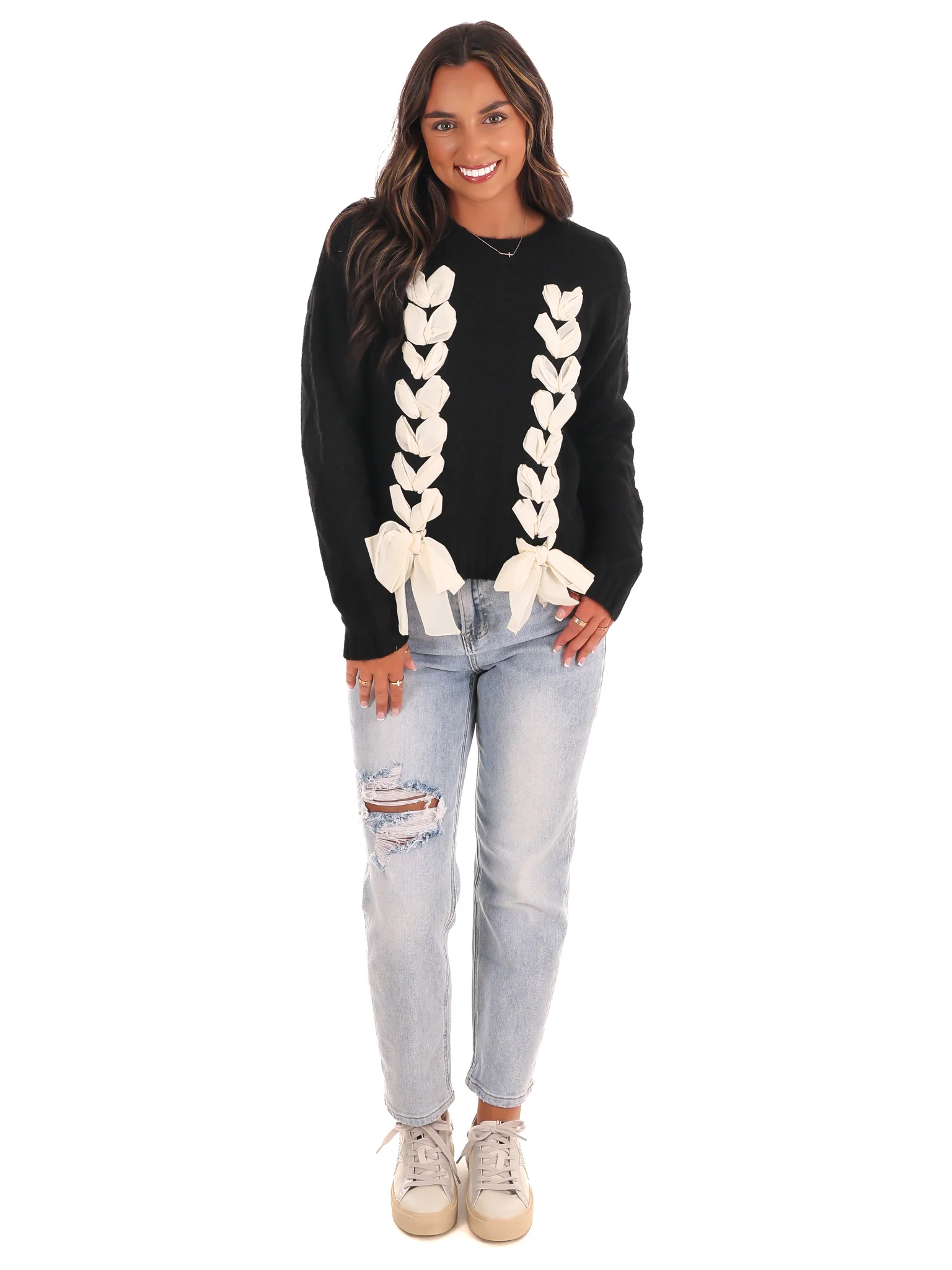 Charming Bow Sweater - Image 19