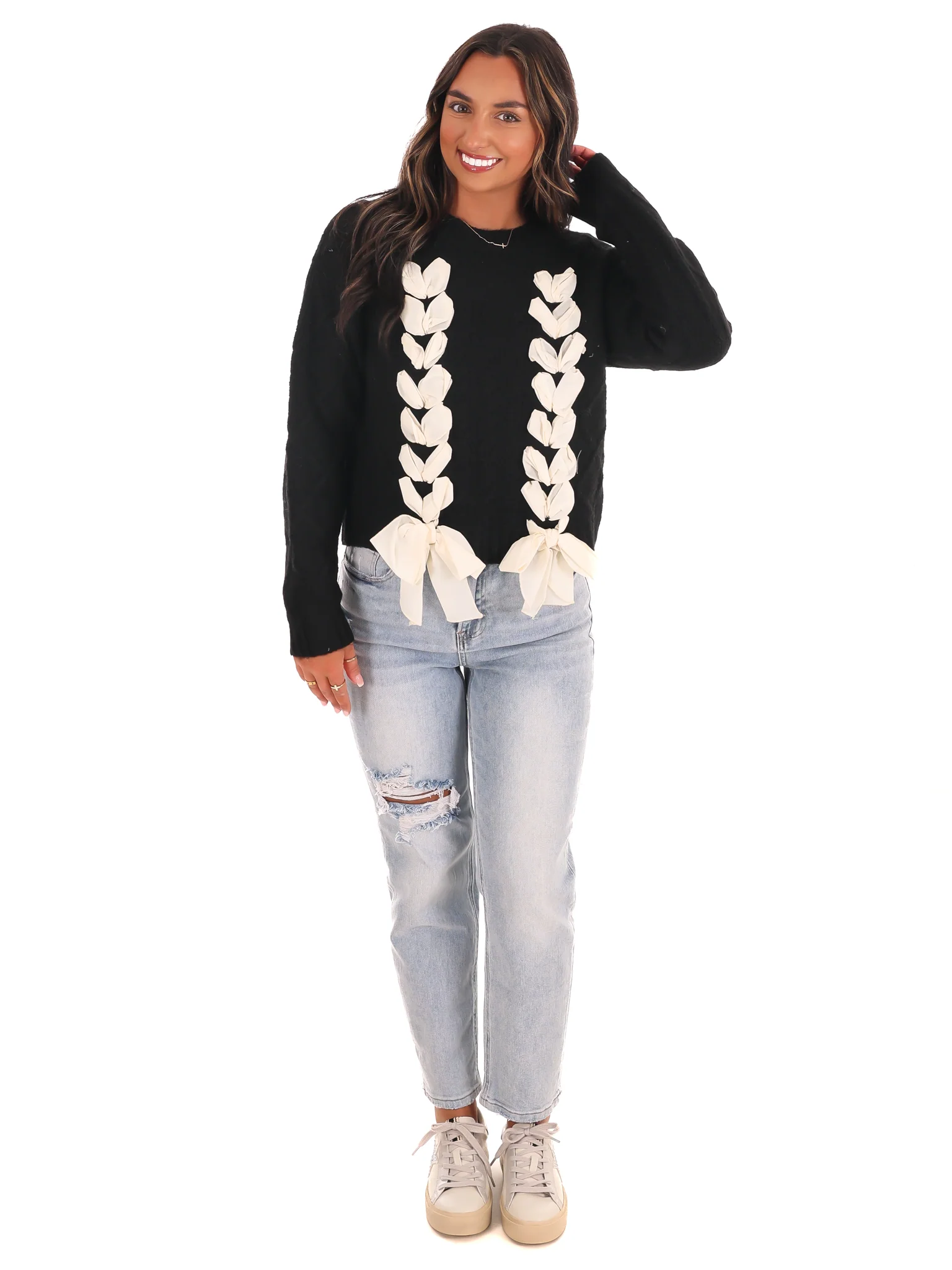 Charming Bow Sweater - Image 21