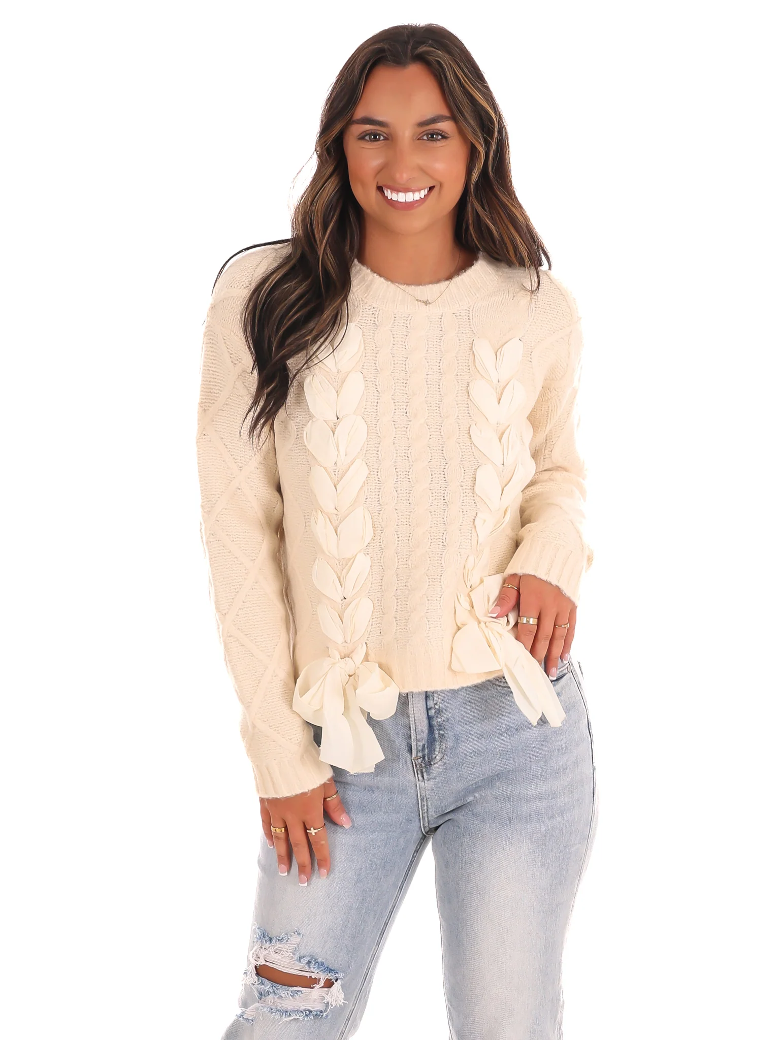 Charming Bow Sweater - Image 5