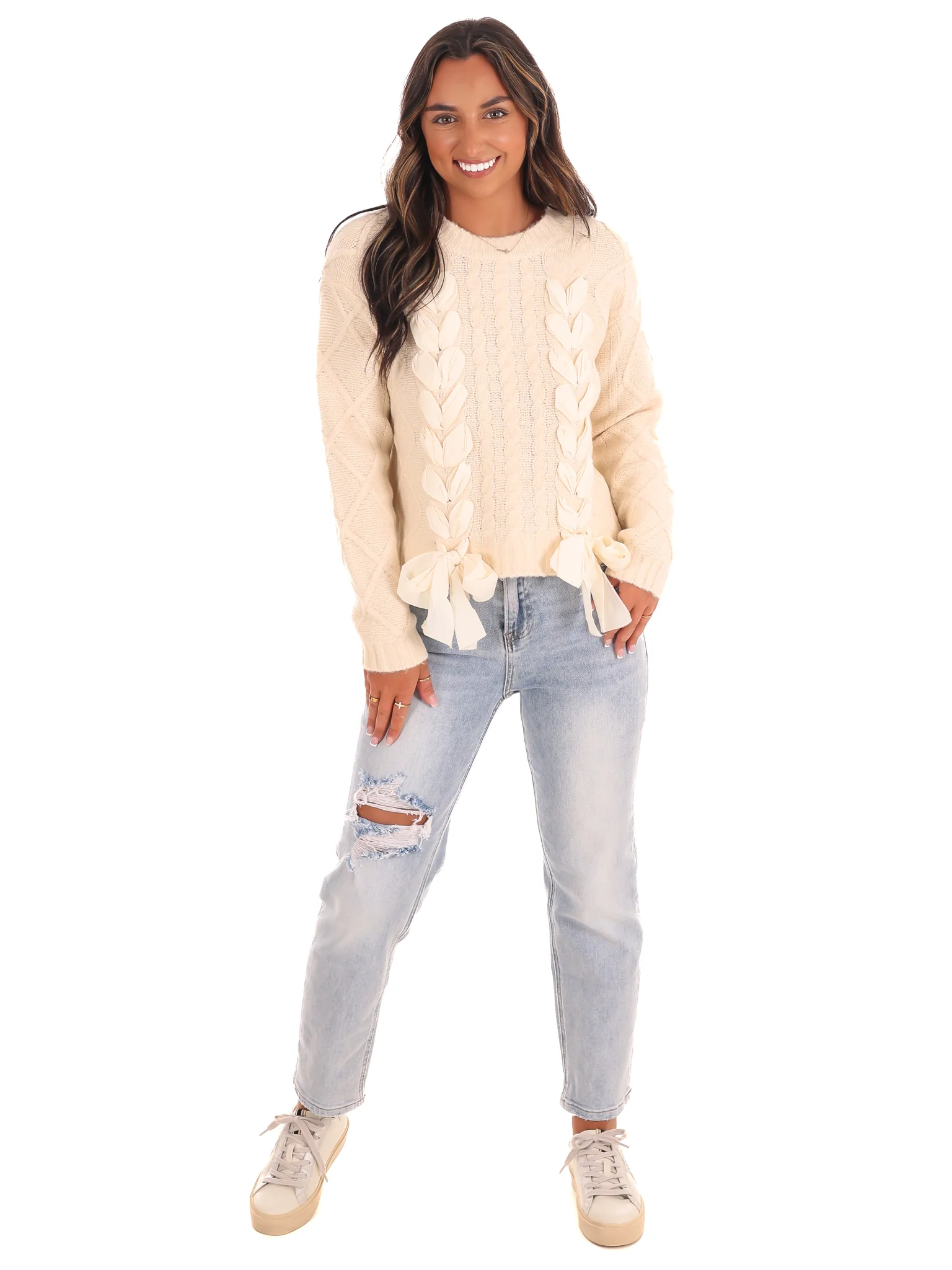 Charming Bow Sweater - Image 6