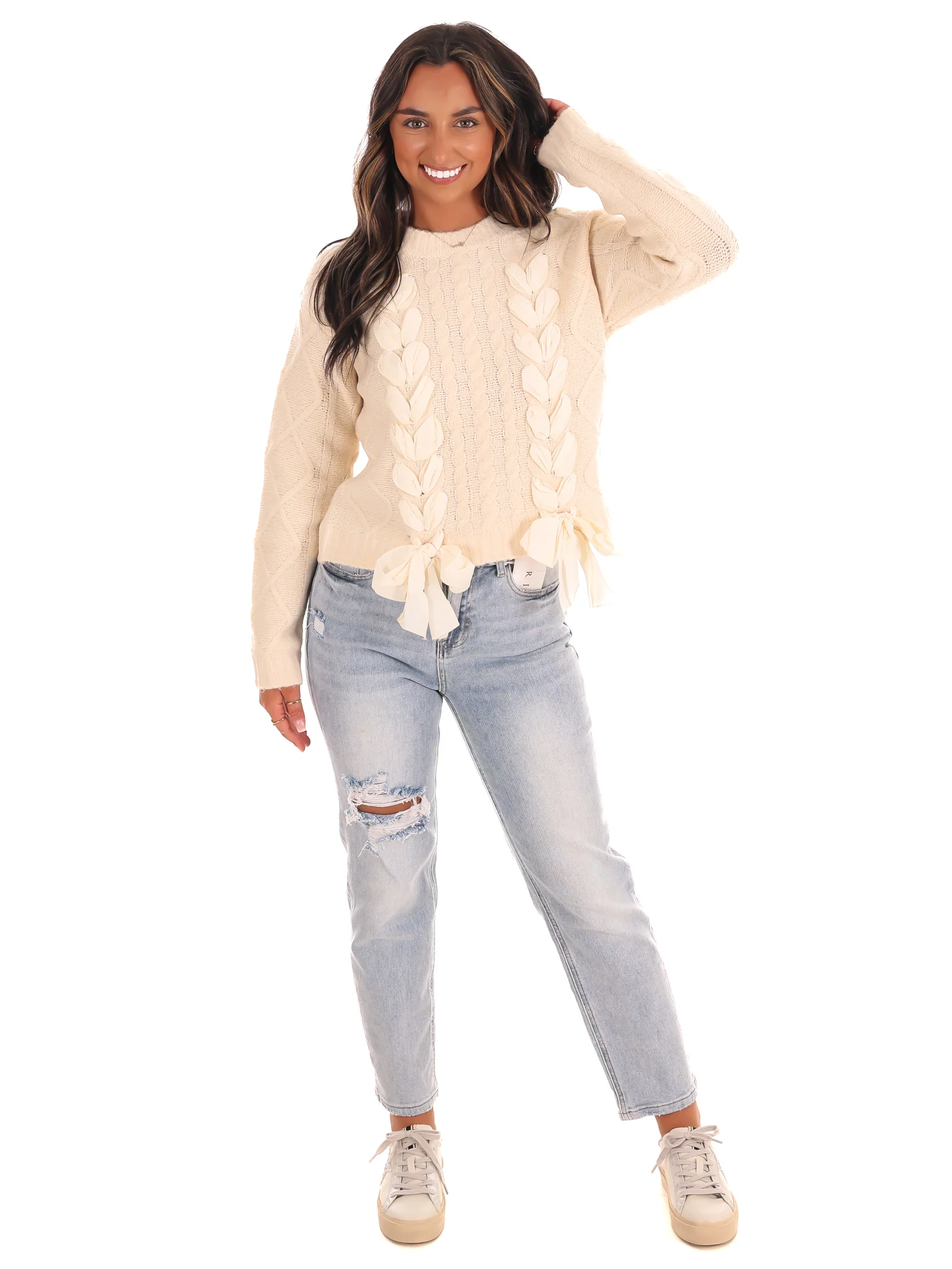 Charming Bow Sweater - Image 7