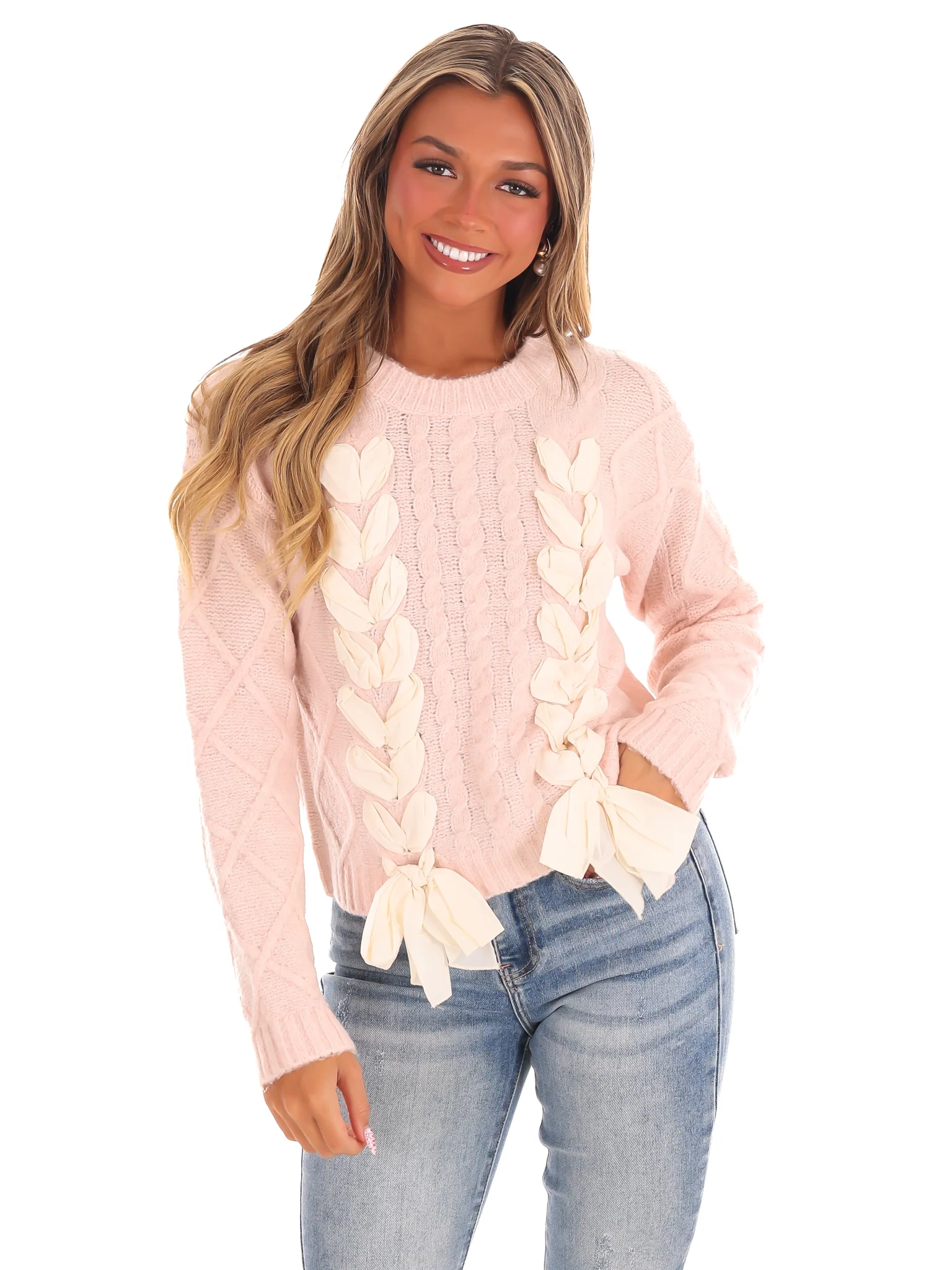 Charming Bow Sweater - Image 9