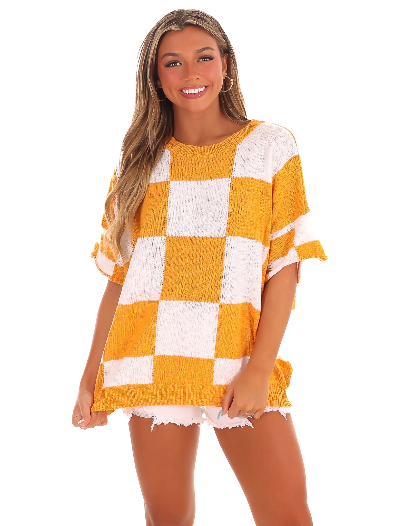Check the Score Sweater Top - Image 3
