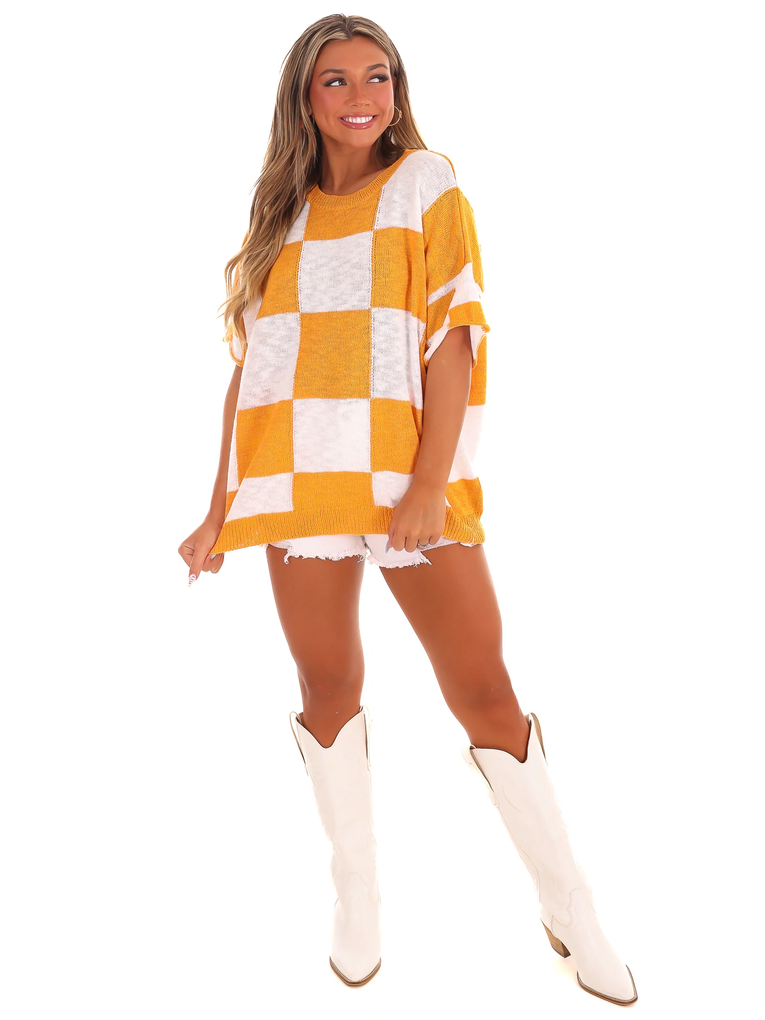 Check the Score Sweater Top - Image 4