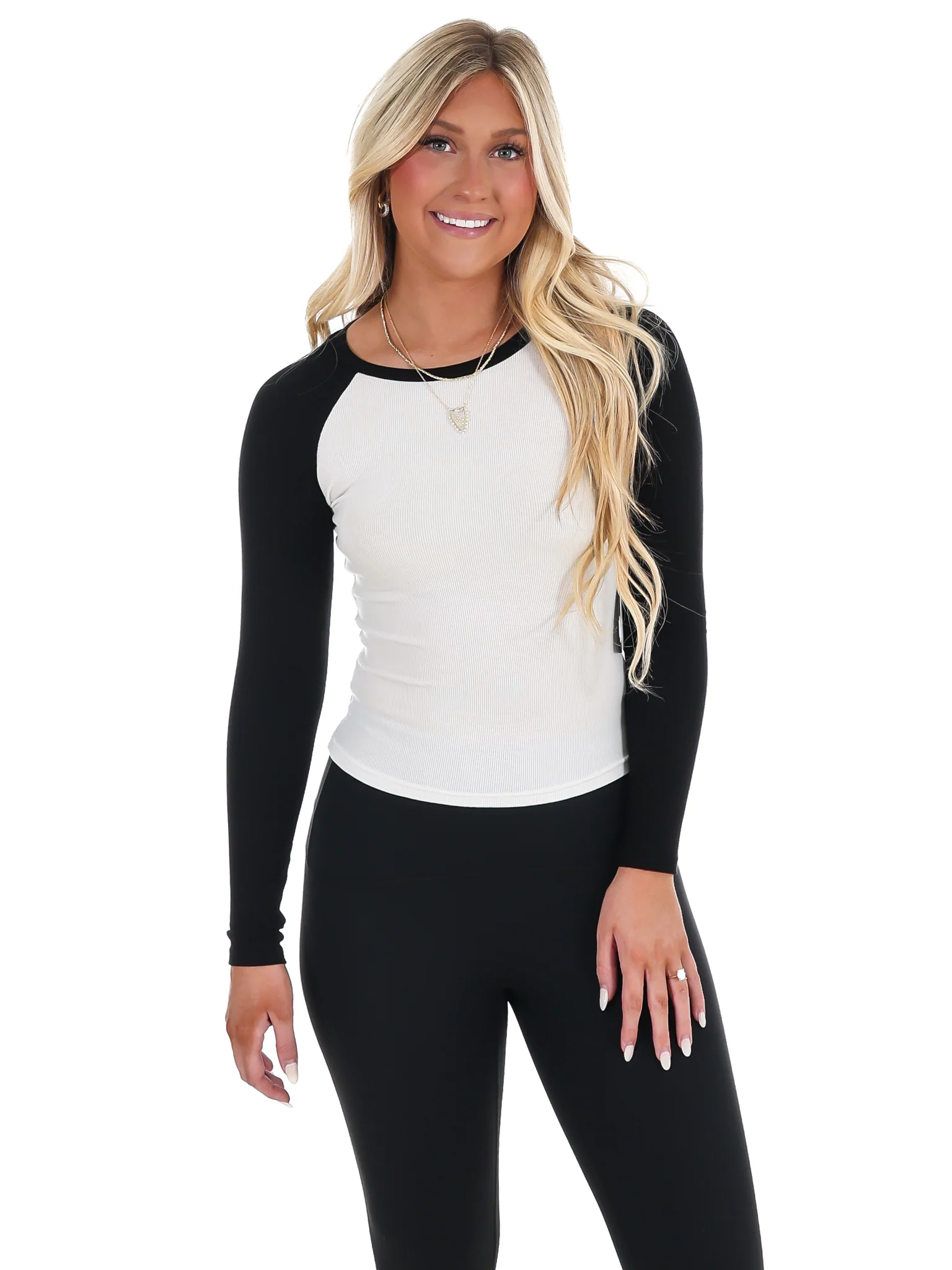 Cherry Crush Raglan Long Sleeve Top - Image 9