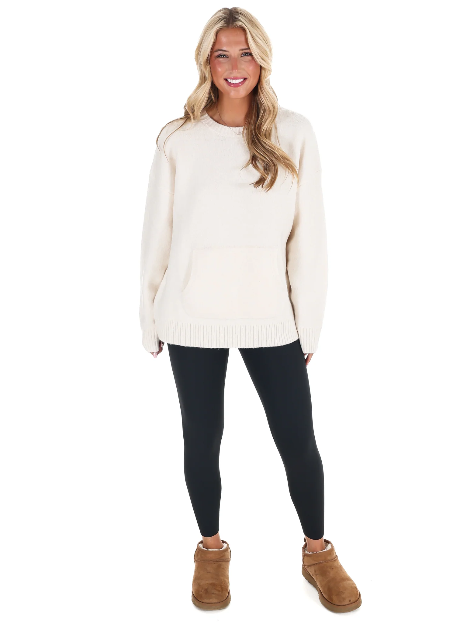 Chic Comfort Crewneck Pocket Sweater Doorbuster - Image 14
