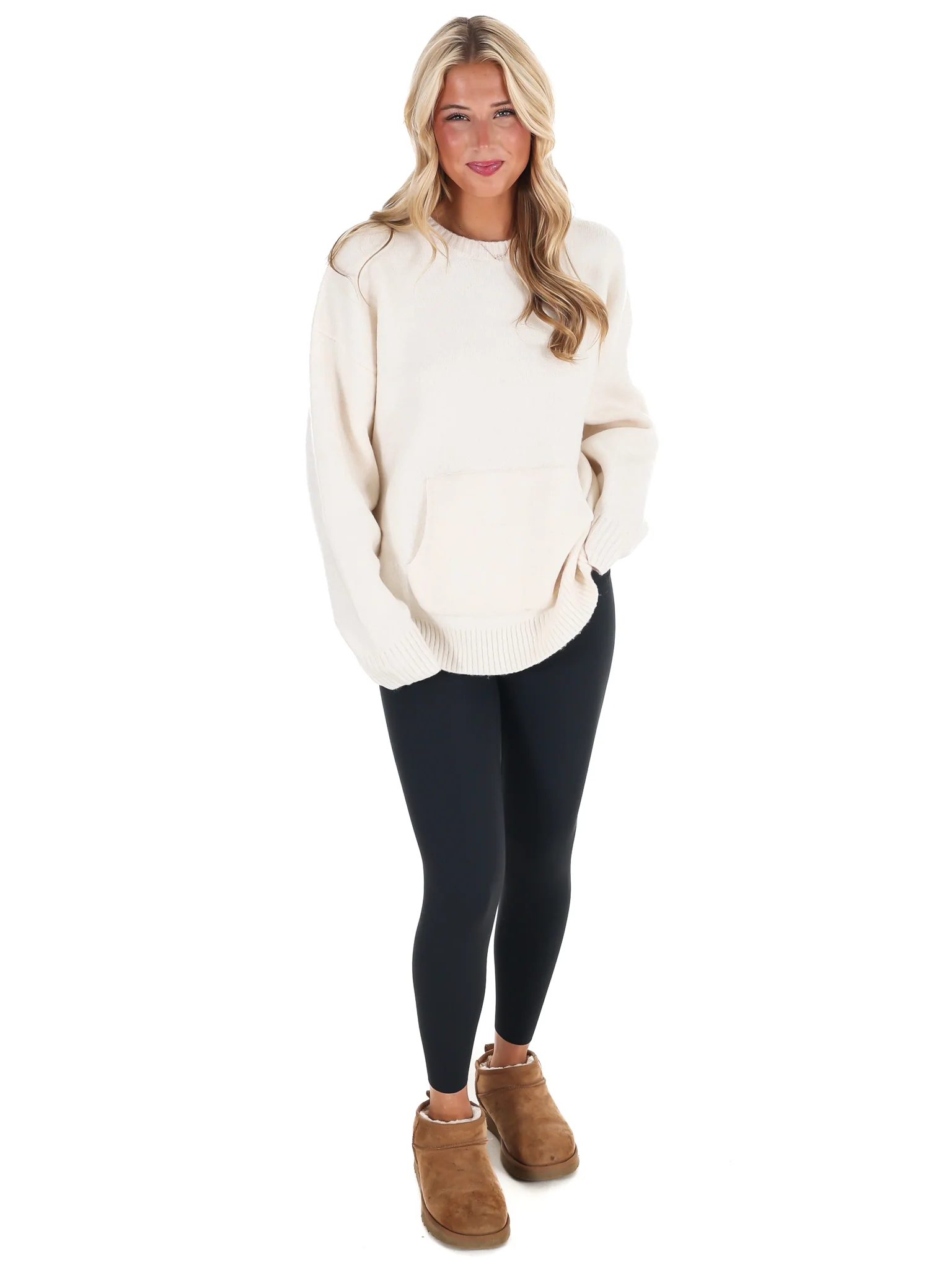 Chic Comfort Crewneck Pocket Sweater Doorbuster - Image 16