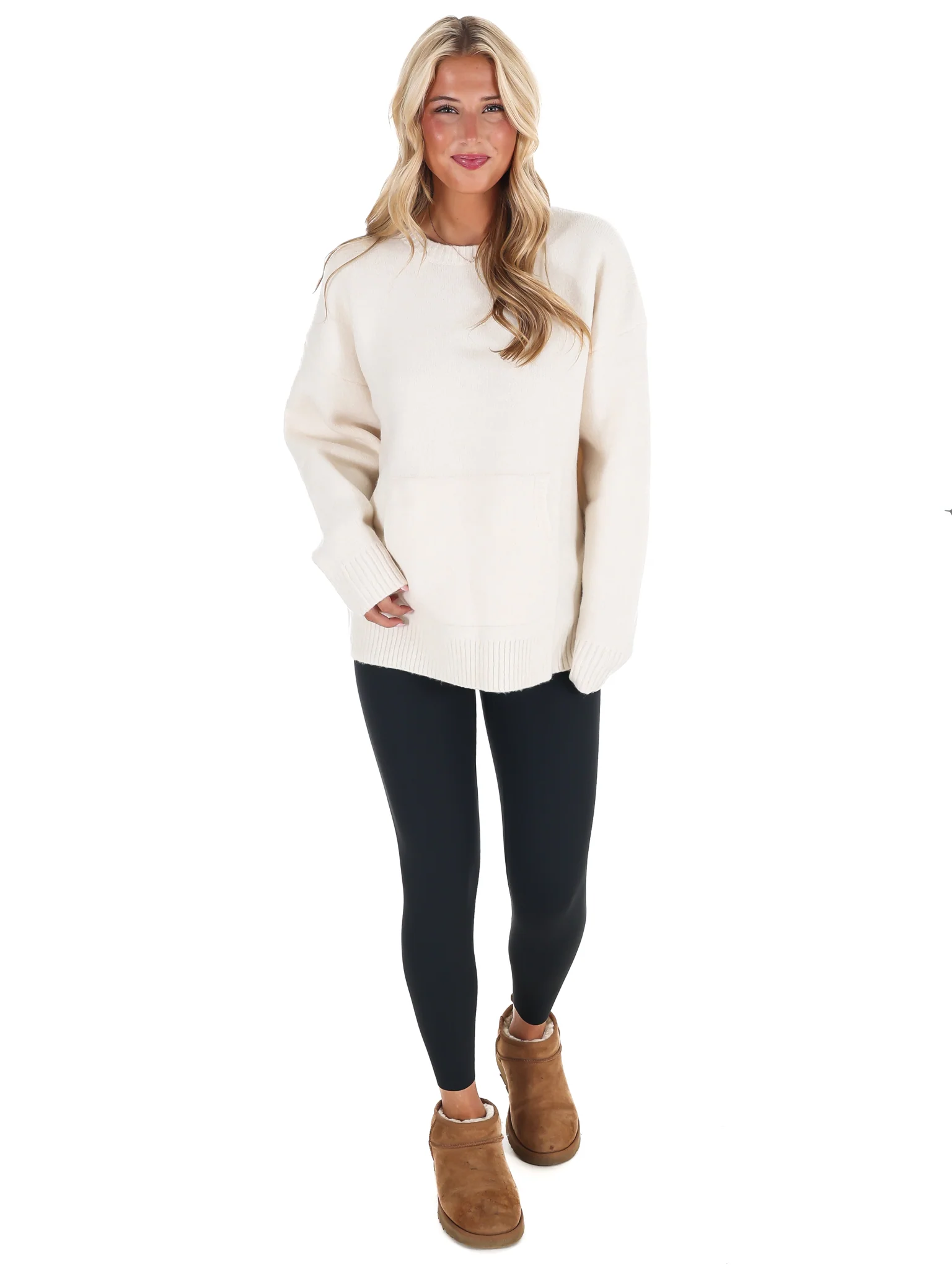Chic Comfort Crewneck Pocket Sweater Doorbuster - Image 19