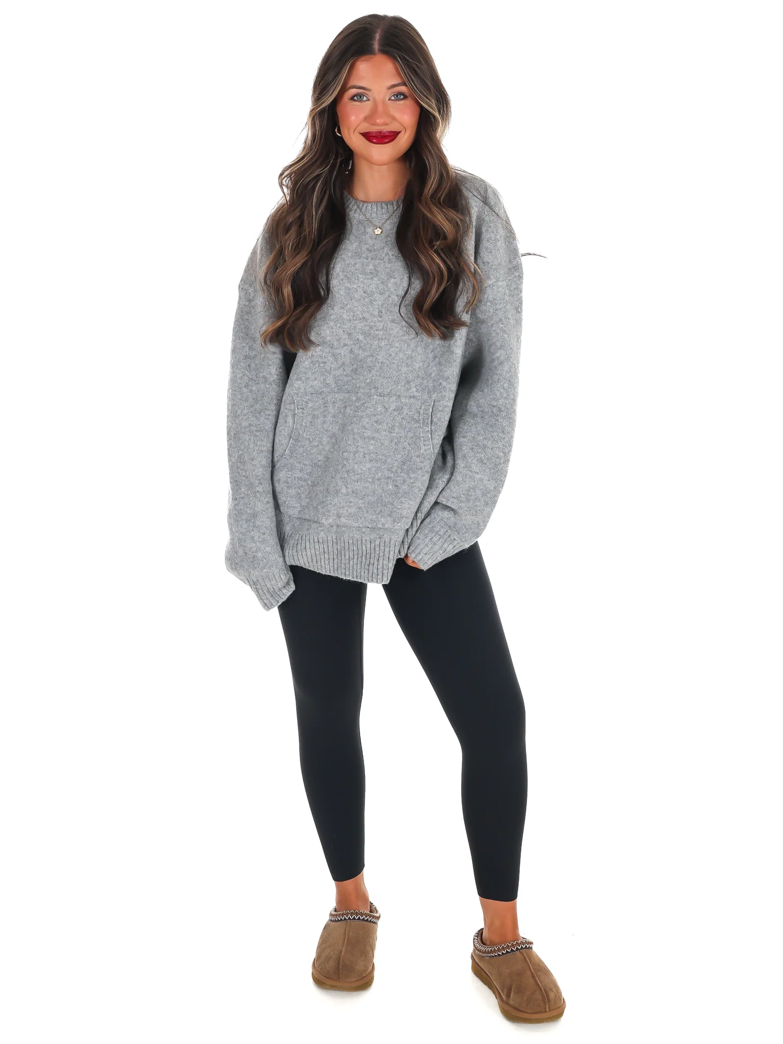 Chic Comfort Crewneck Pocket Sweater Doorbuster - Image 22