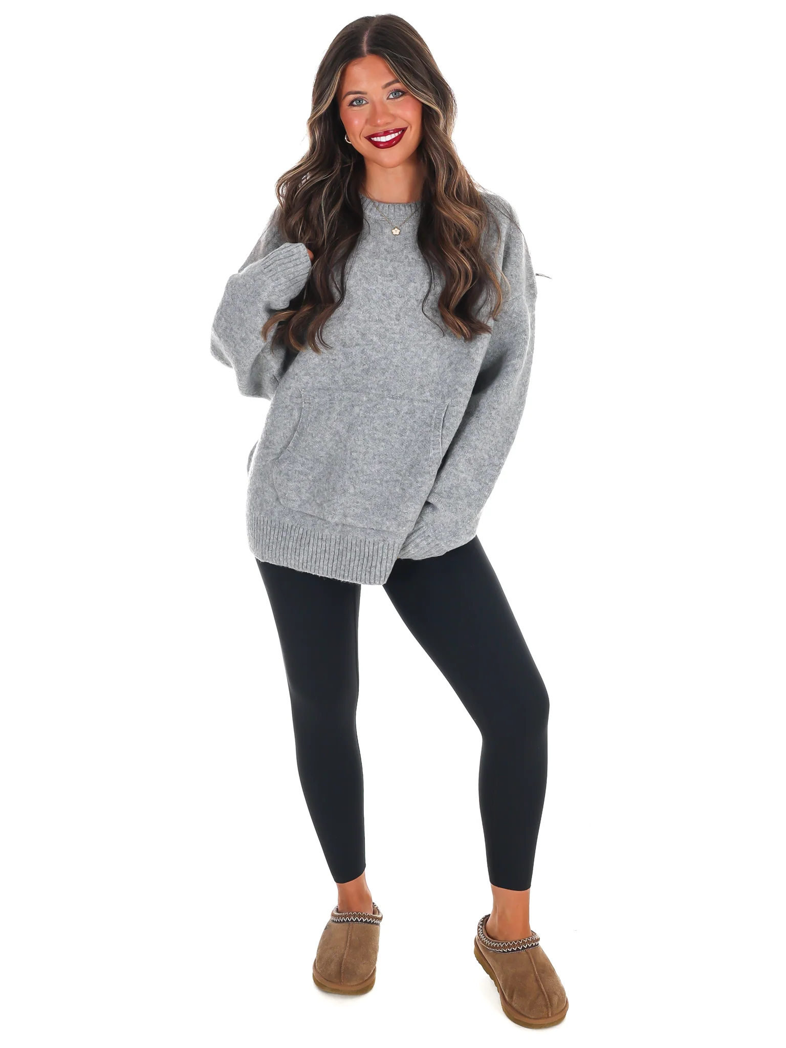Chic Comfort Crewneck Pocket Sweater Doorbuster - Image 24