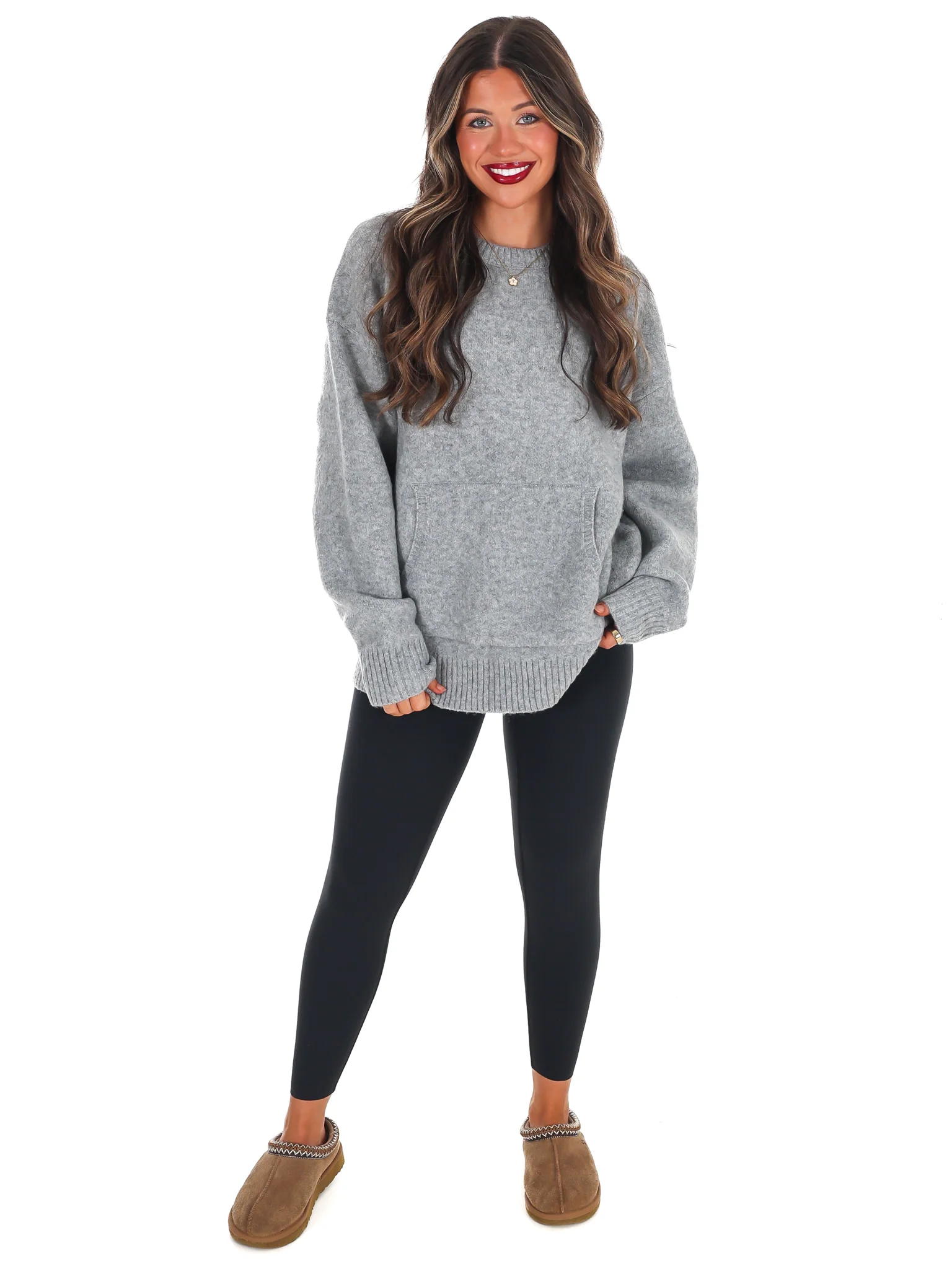 Chic Comfort Crewneck Pocket Sweater Doorbuster - Image 26