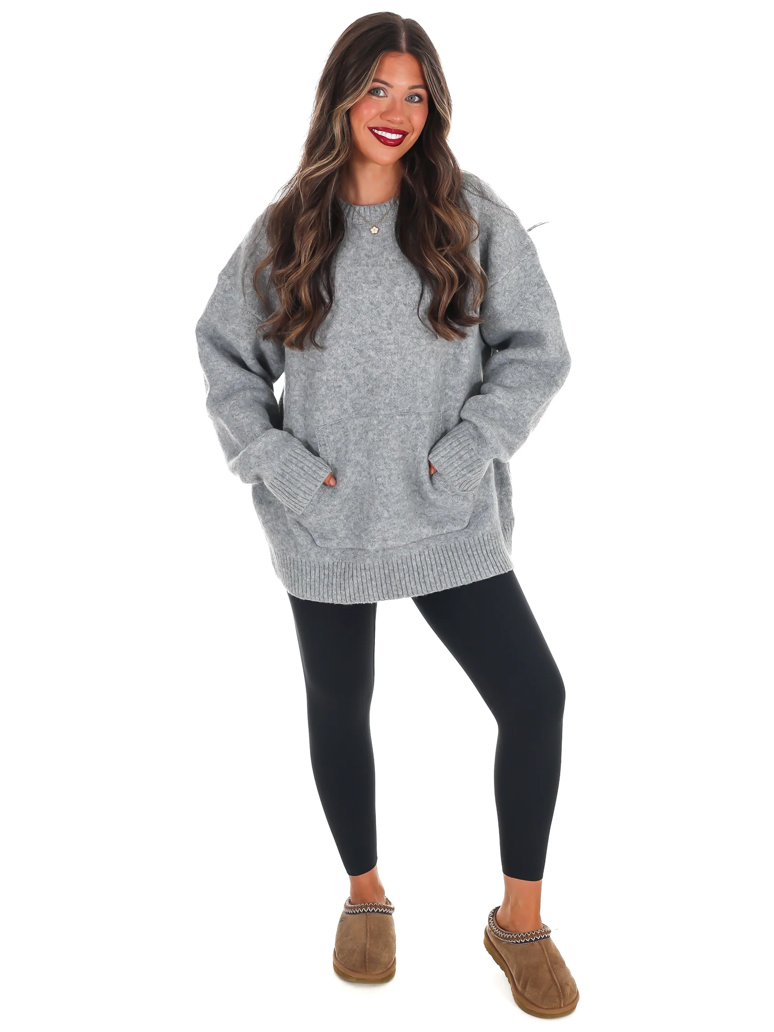 Chic Comfort Crewneck Pocket Sweater Doorbuster - Image 28
