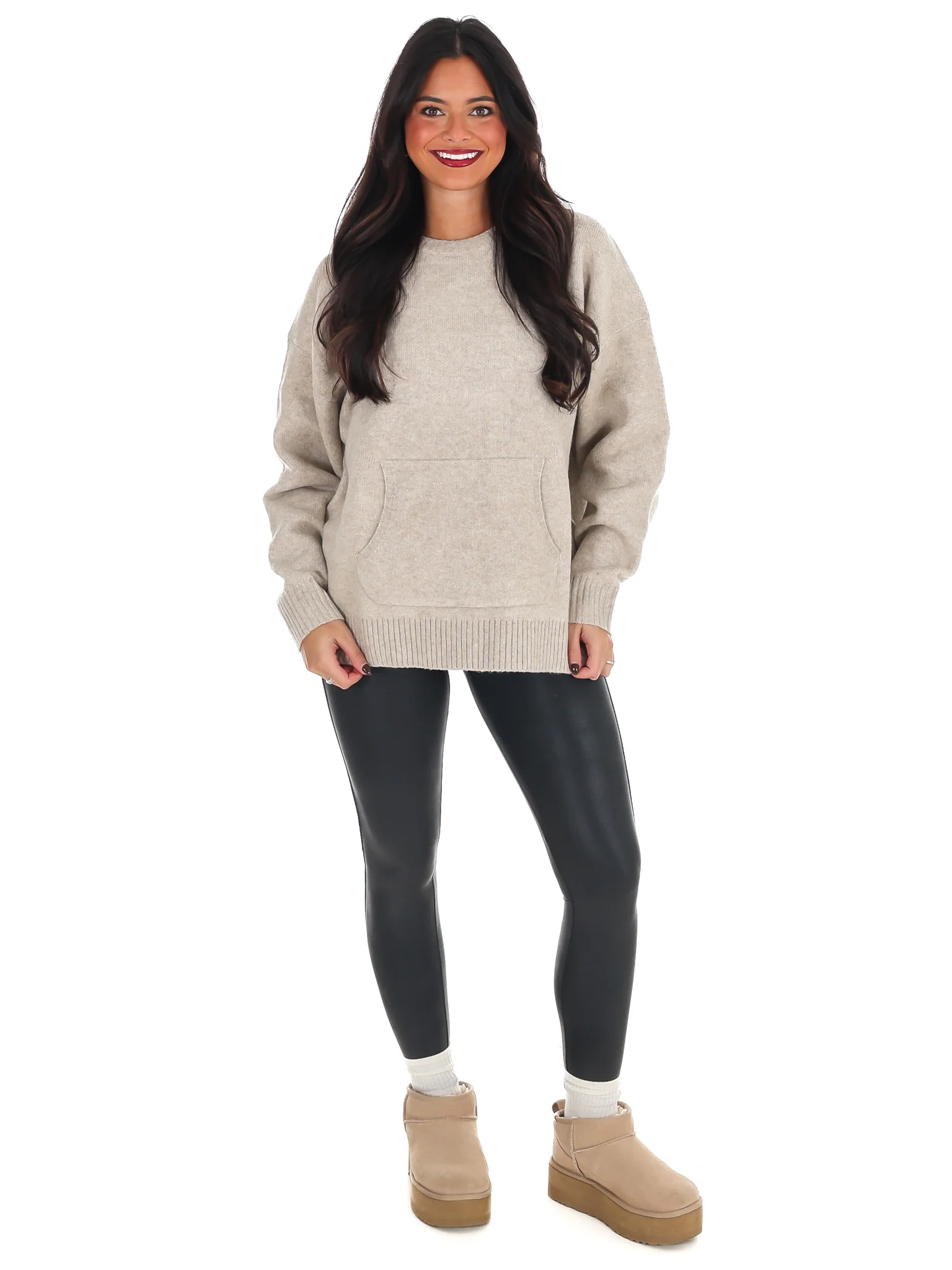 Chic Comfort Crewneck Pocket Sweater Doorbuster - Image 8