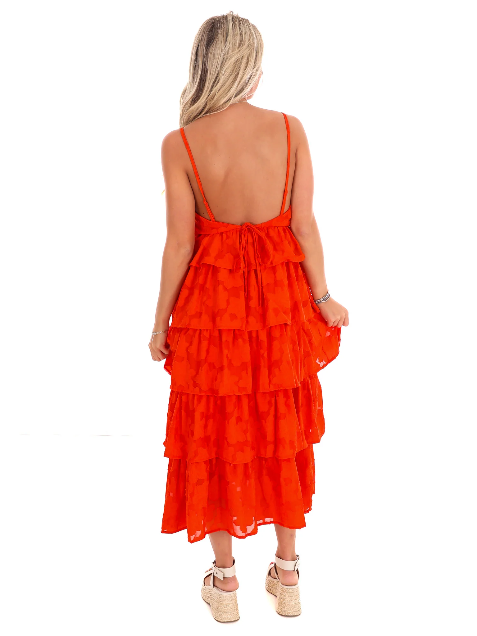 Choose Happiness Textured Midi Dress - Image 6