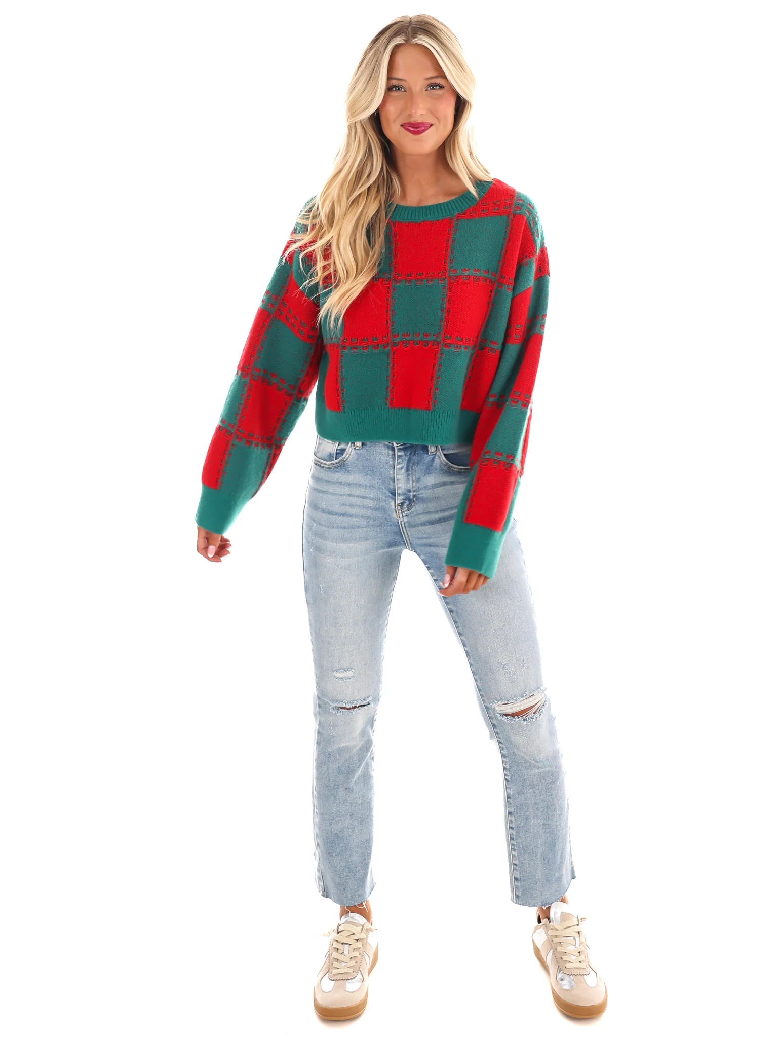 Christmas Time is Here Stitch Sweater - Image 4