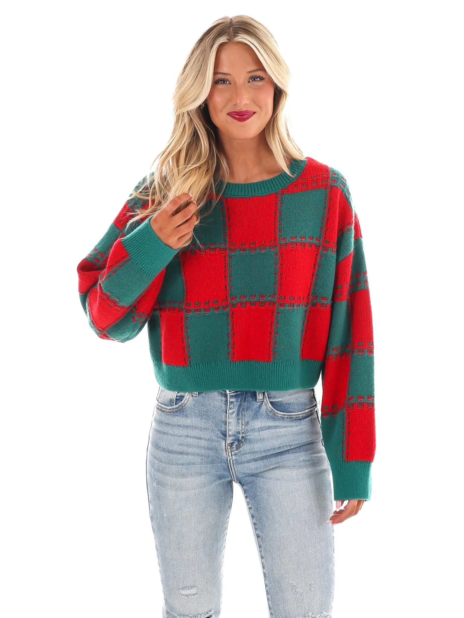 Christmas Time is Here Stitch Sweater - Image 5