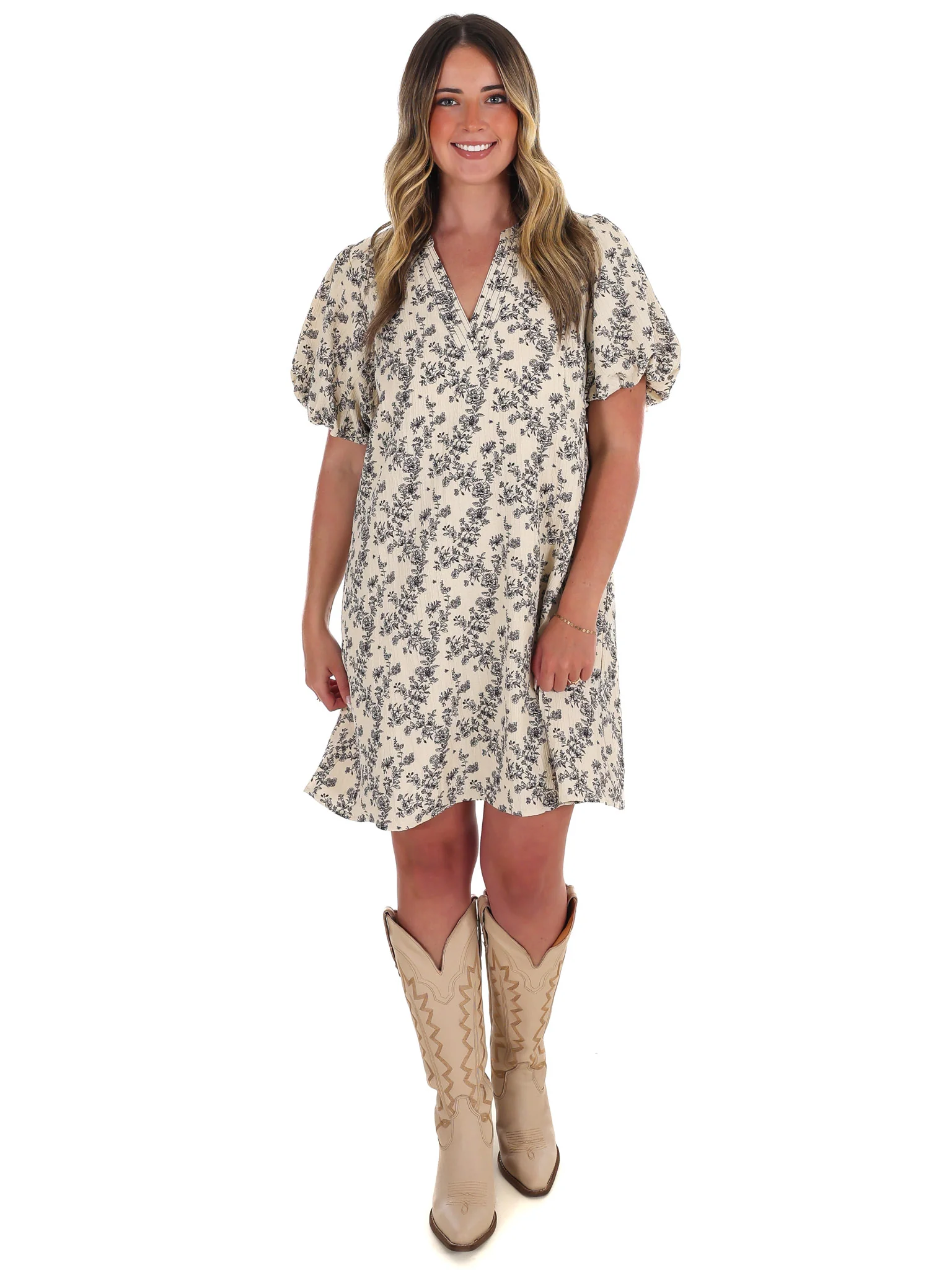 Cider Season Floral Mini Dress - Image 2