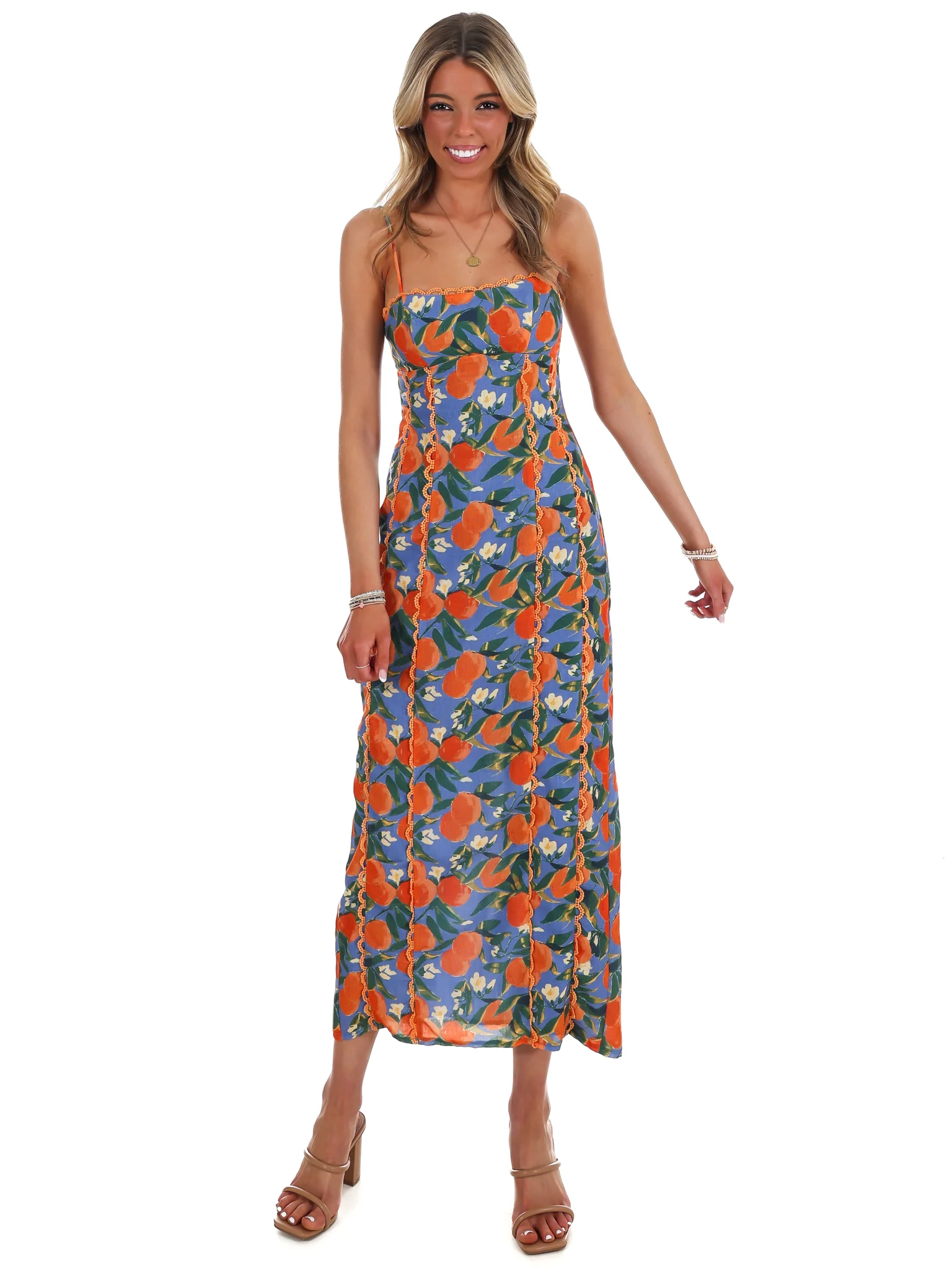 Citrus Grove Maxi Dress - Image 5