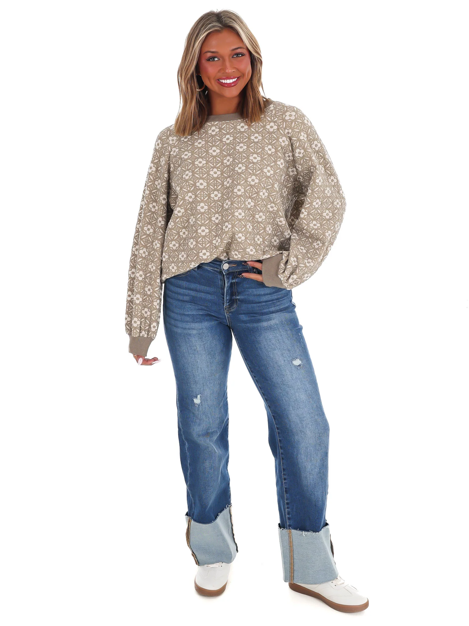 City Scout Floral Pullover - Image 2