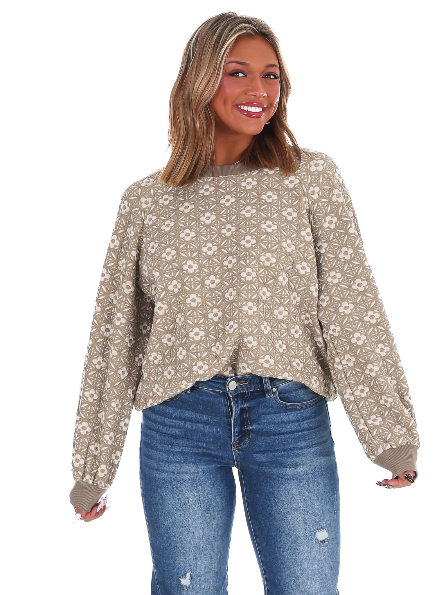 City Scout Floral Pullover - Image 5