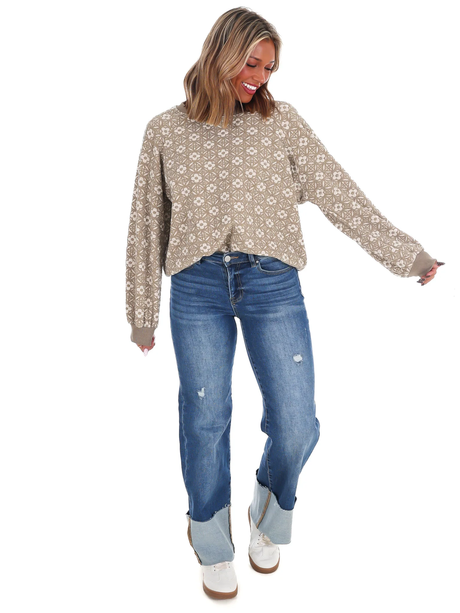City Scout Floral Pullover - Image 6