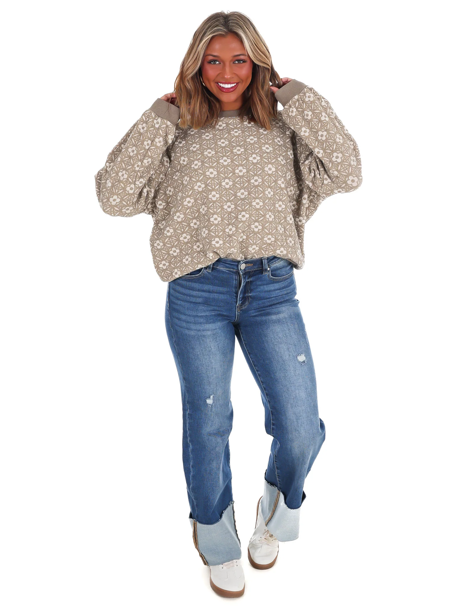 City Scout Floral Pullover - Image 8