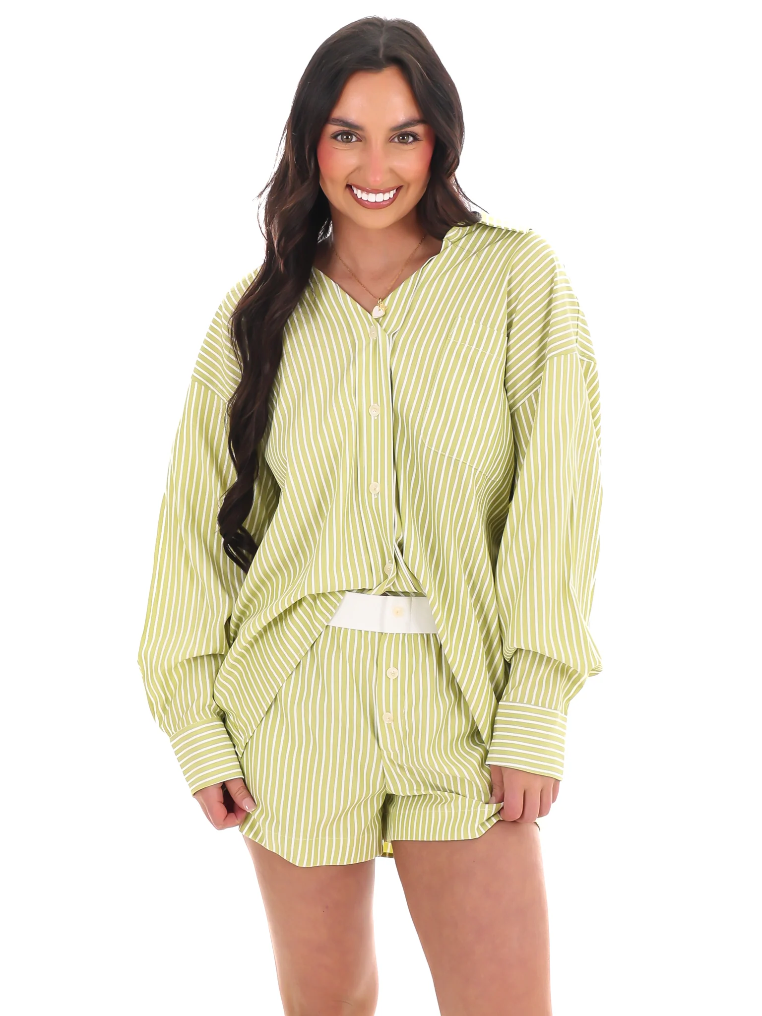 Closer Than Ever Stripe Two Piece Set - Image 8