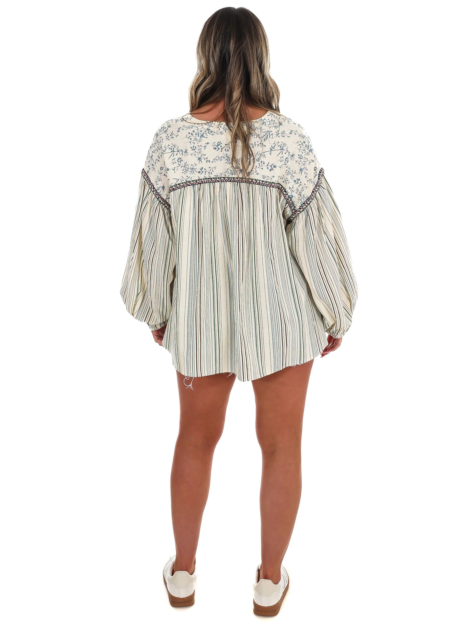 Coastal Current Print Top - Image 8