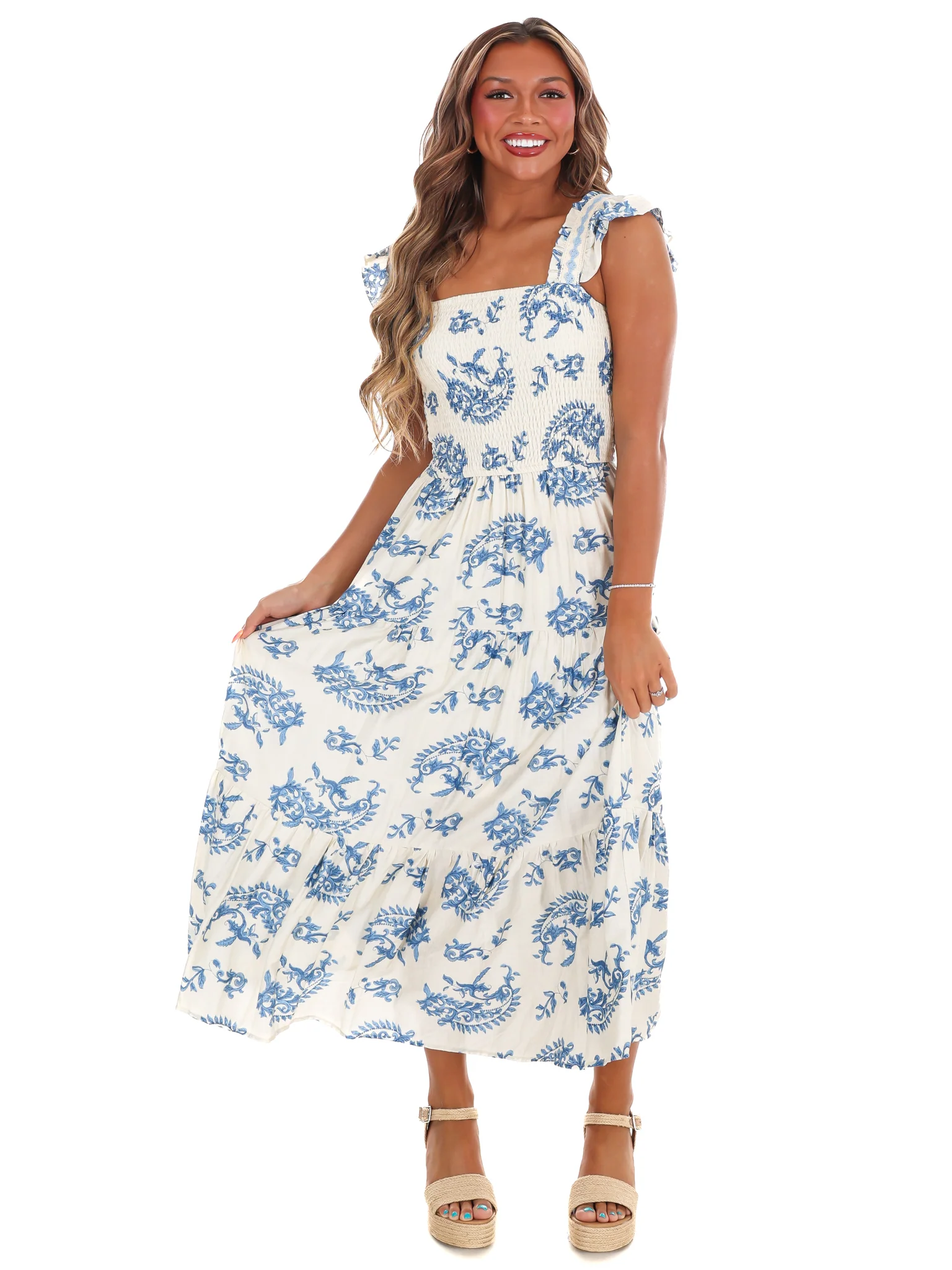Come Along with Me Print Maxi Dress - Image 3