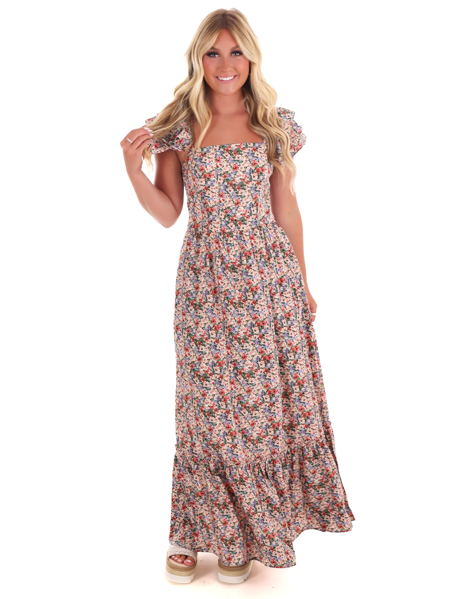 Come Back to Me Floral Maxi Dress - Image 5