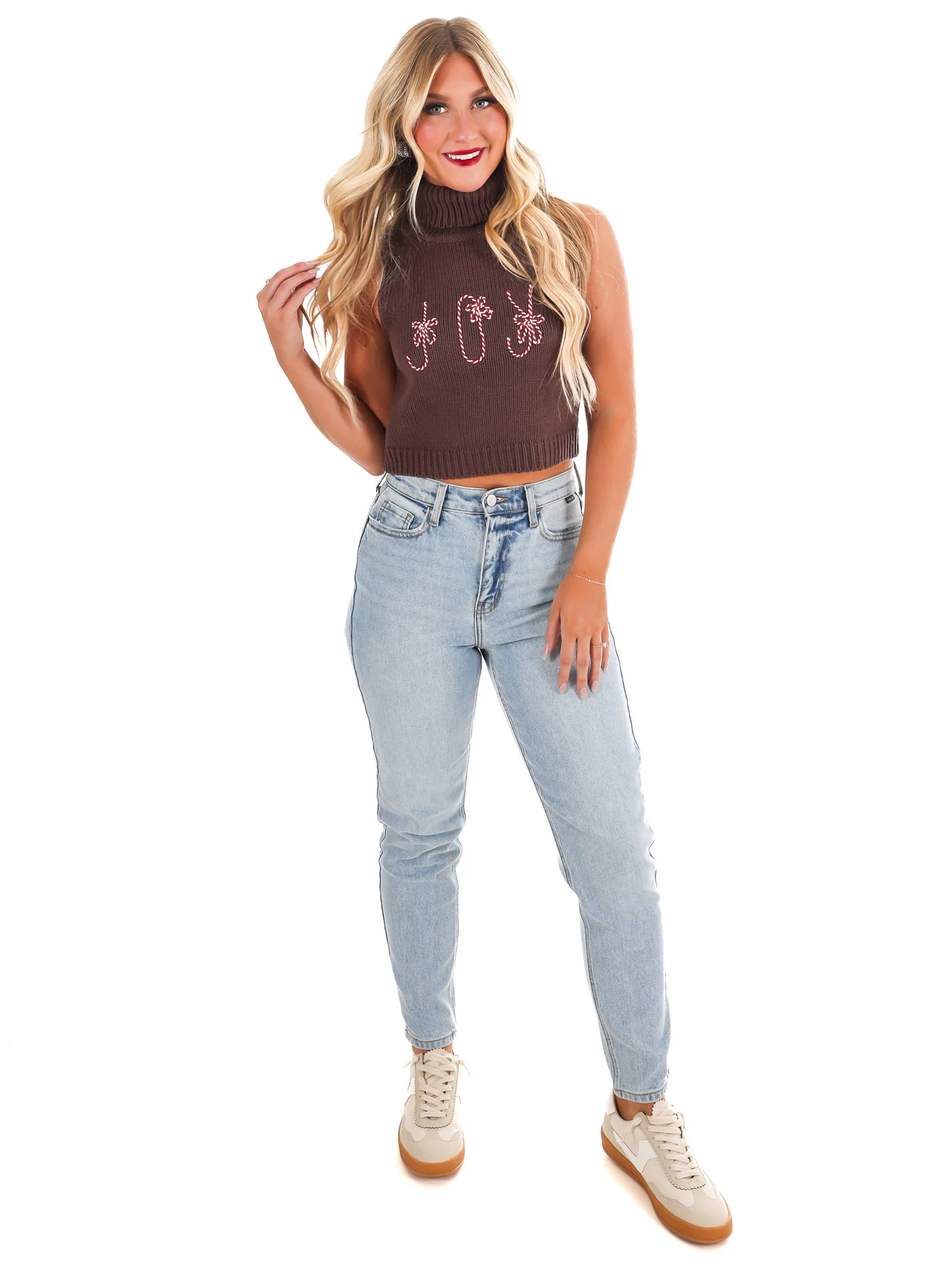Comfort & Joy Knit Crop Top - Image 14