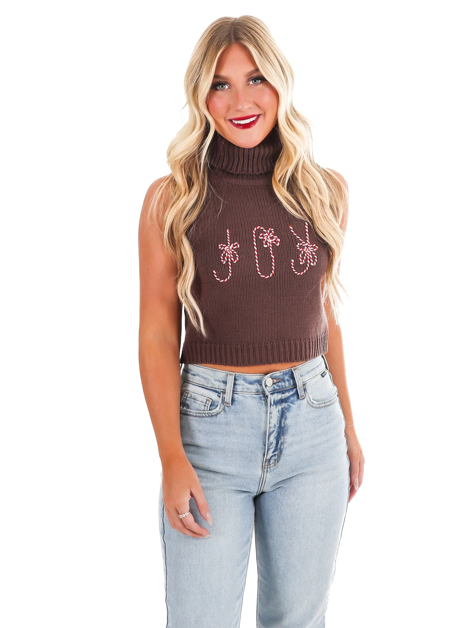 Comfort & Joy Knit Crop Top - Image 15