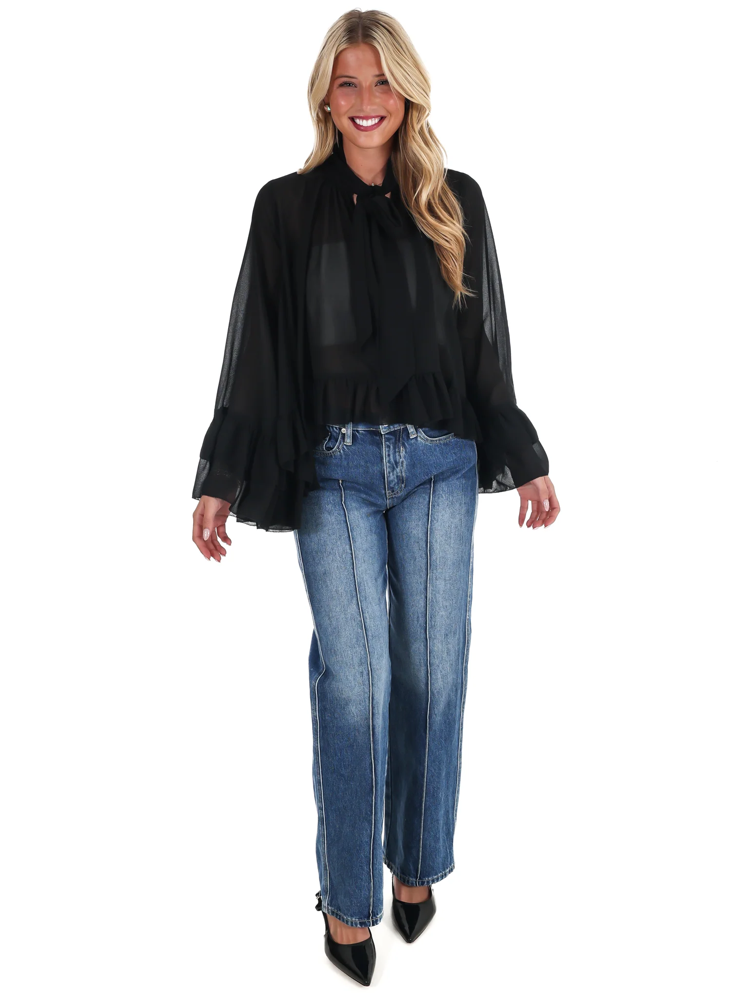 Coming Around Chiffon Top - Image 6