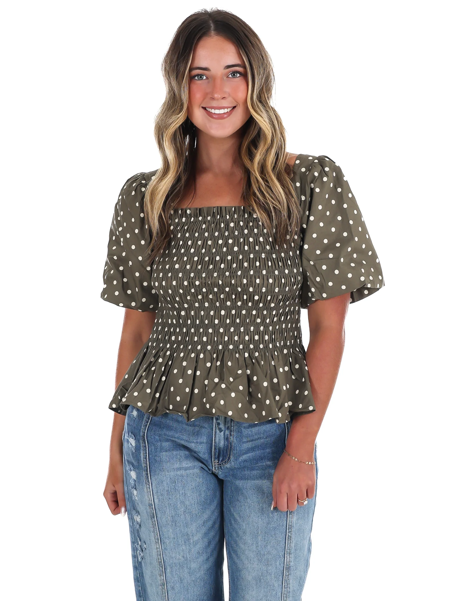 Connect the Dots Peplum Top - Image 10