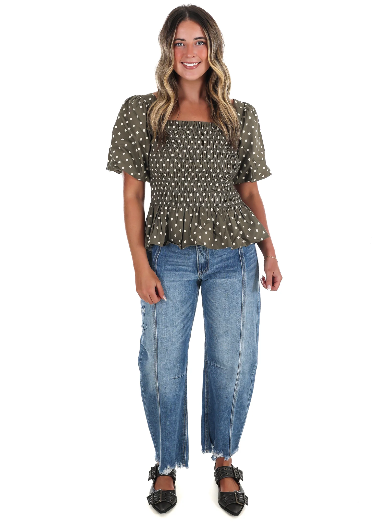 Connect the Dots Peplum Top - Image 11
